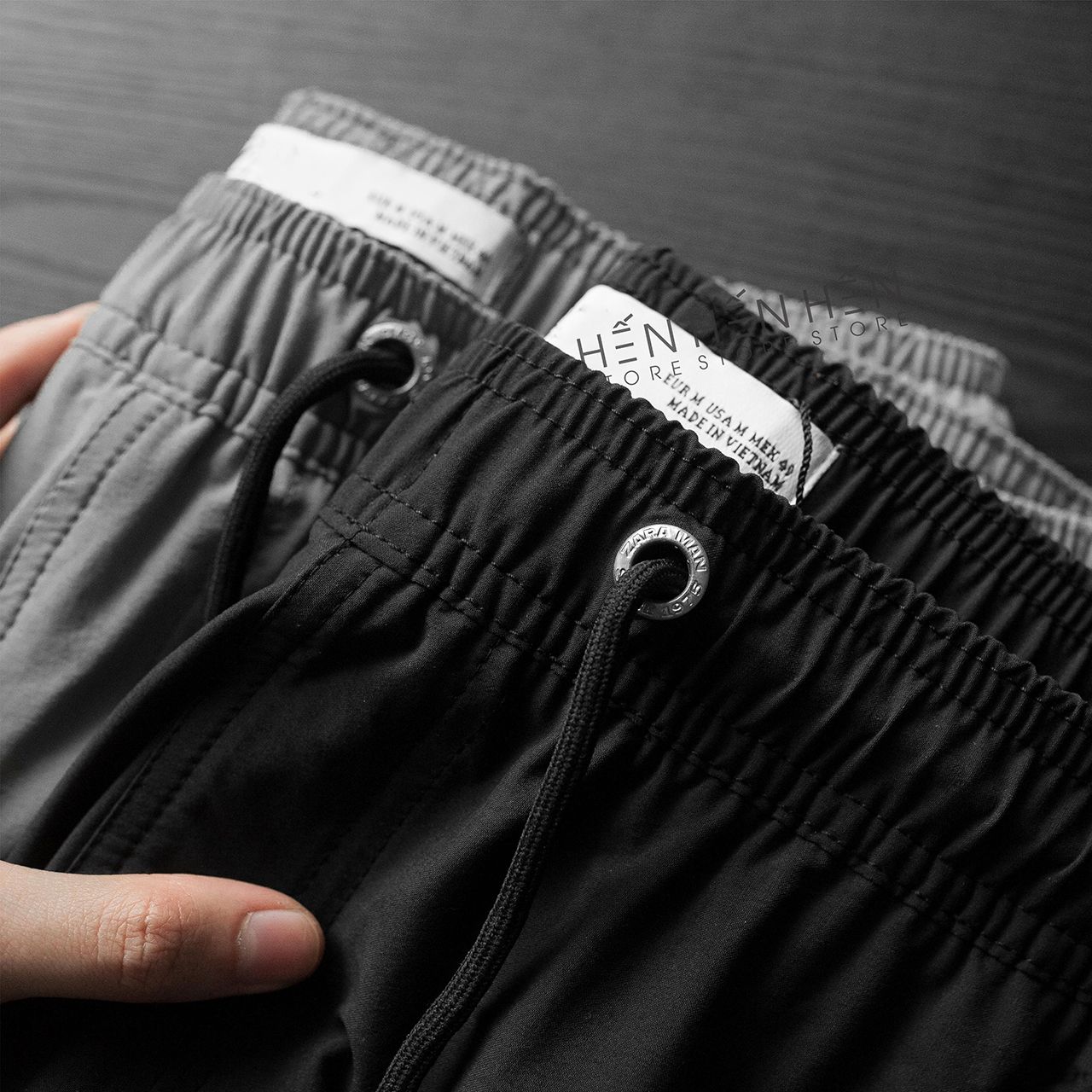 Quần jogger gió Za.ra túi hộp 3M