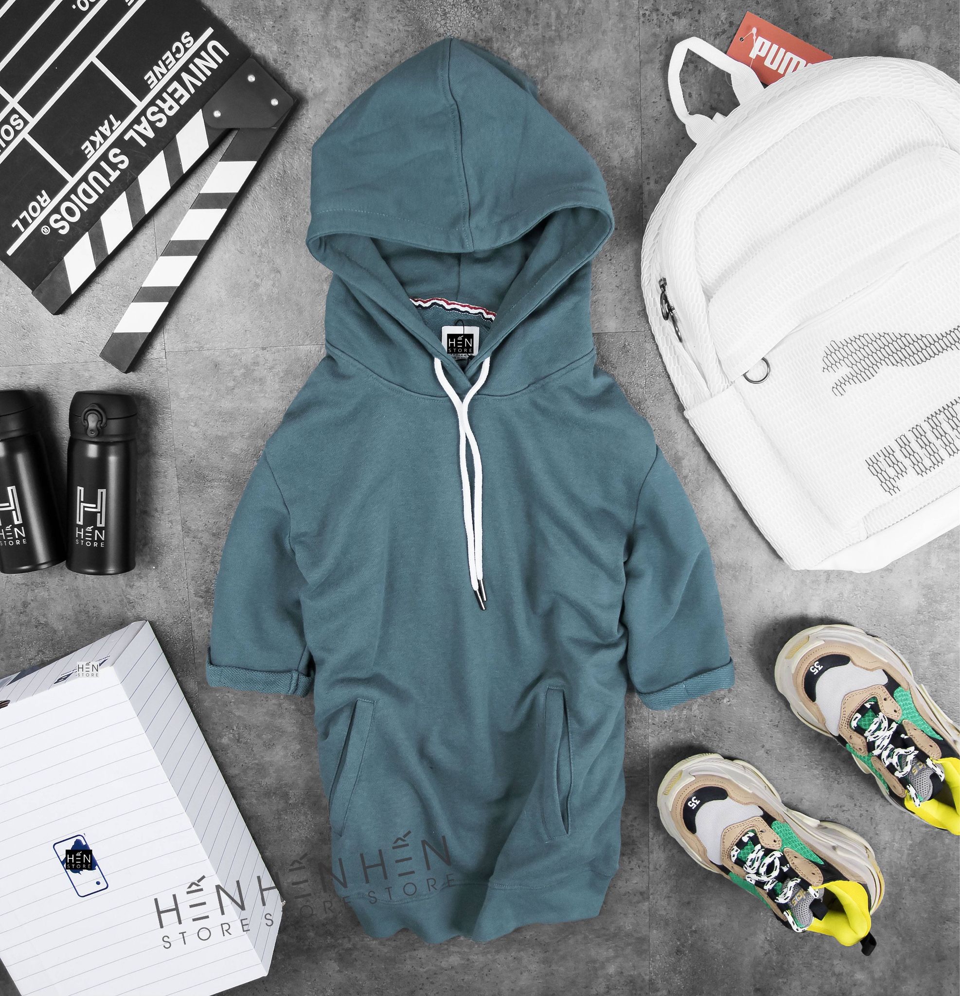 Áo Hoodie Ngắn Tay ZR 7M