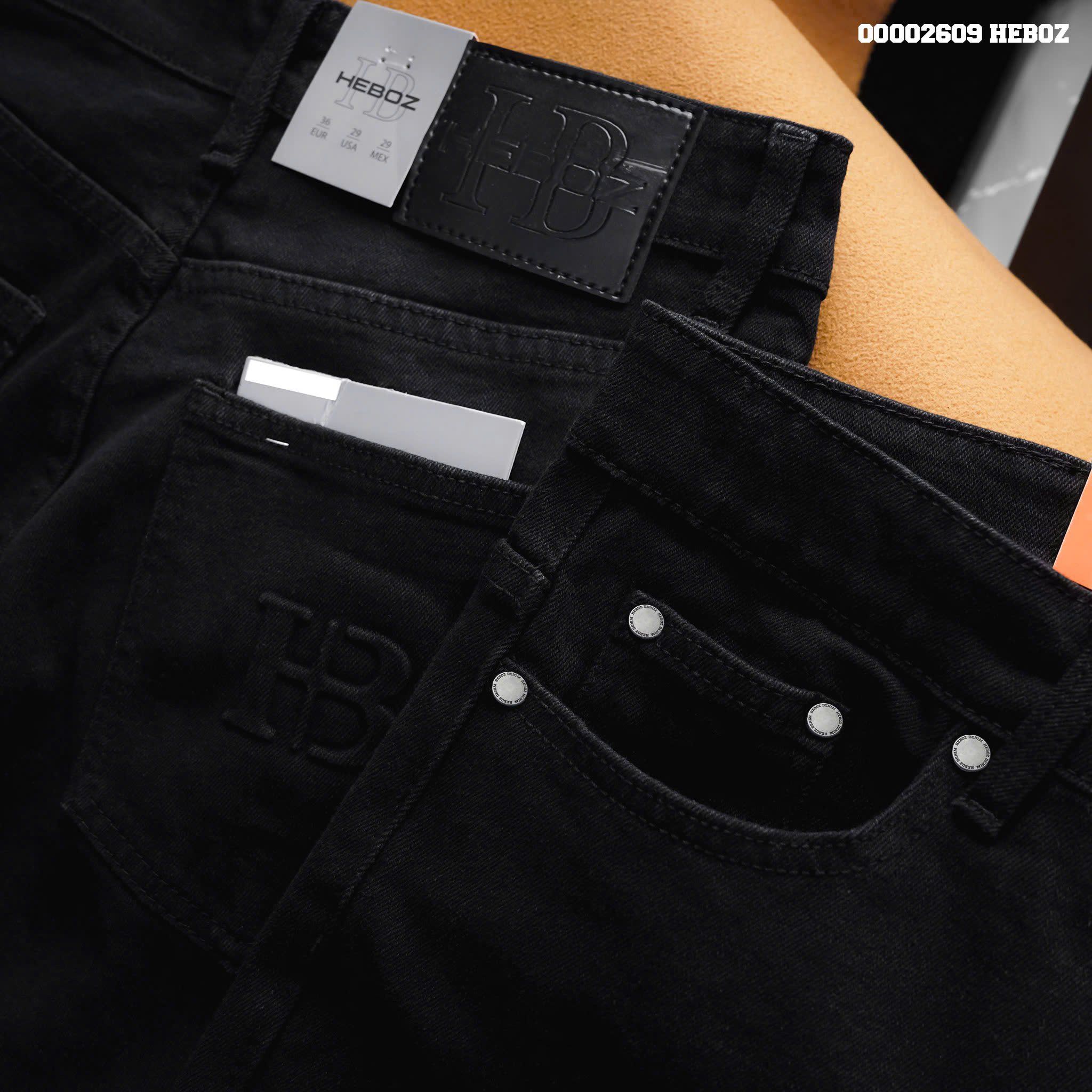 Quần jean nam form slim rách gối D004 - 00002609