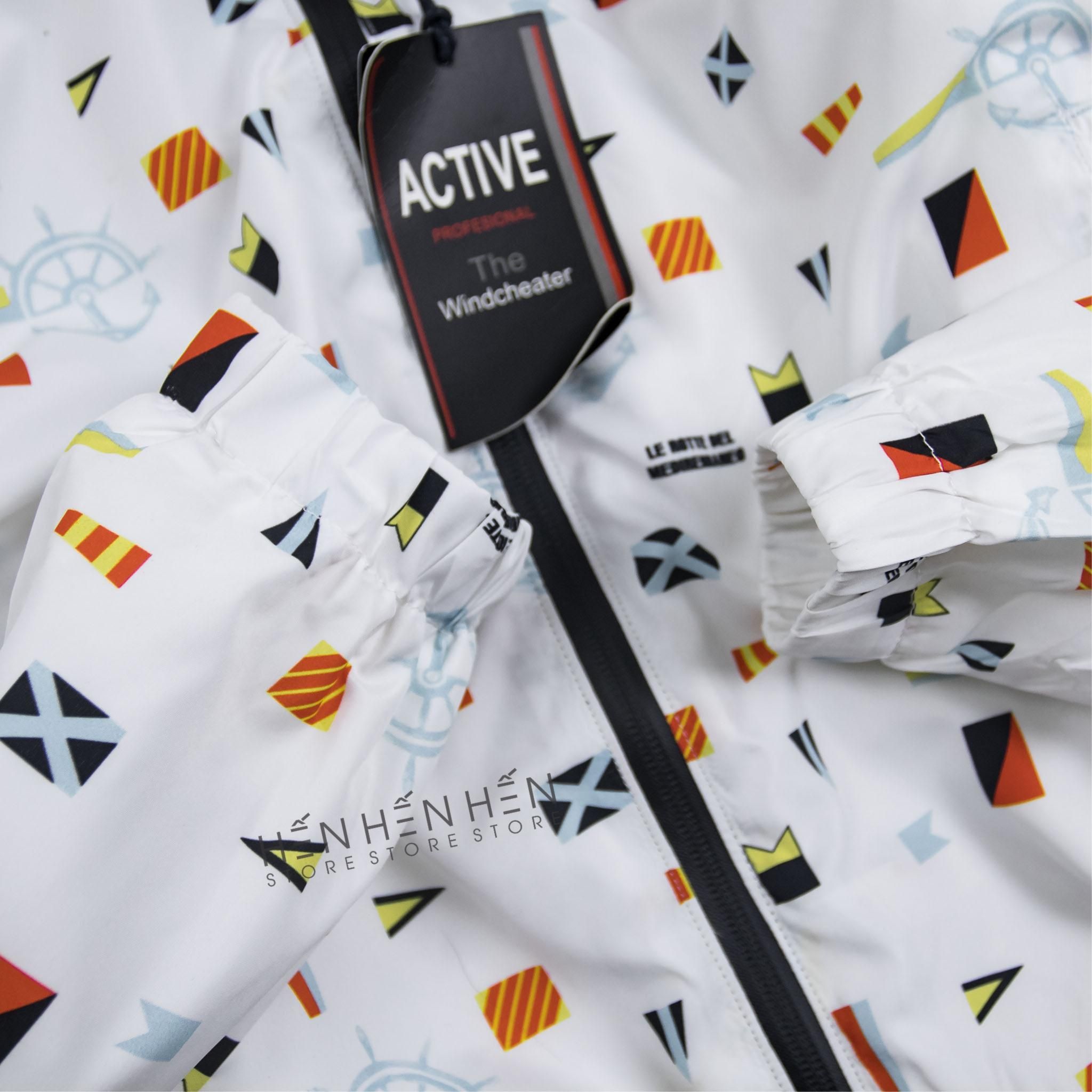 Áo Gió Hoạ Tiết Active