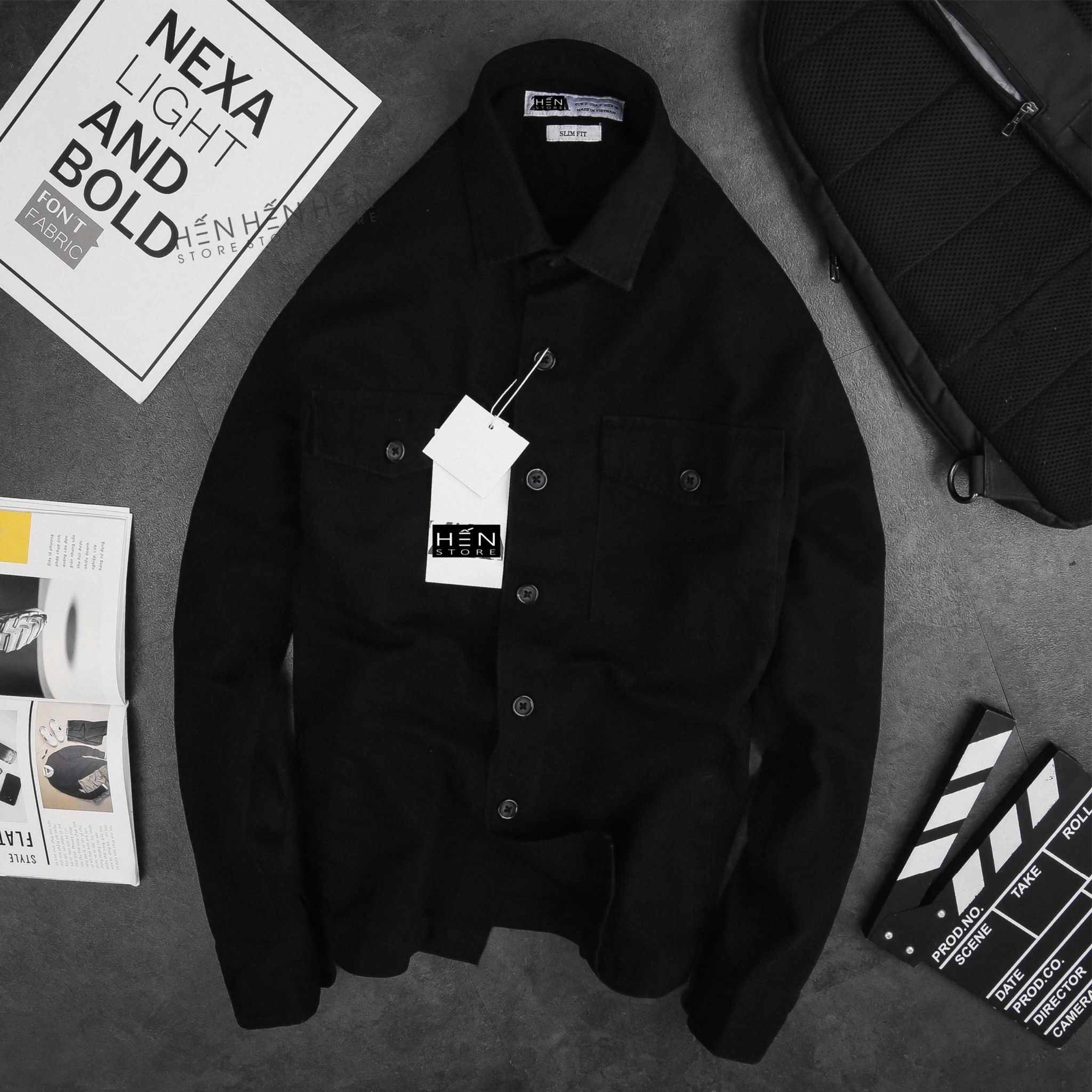 Áo Denim ZR 2 Túi 5M
