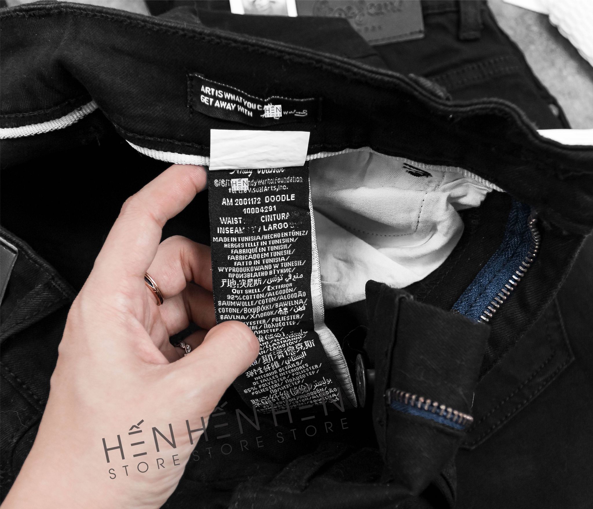 Quần Jean PP Rách Zip