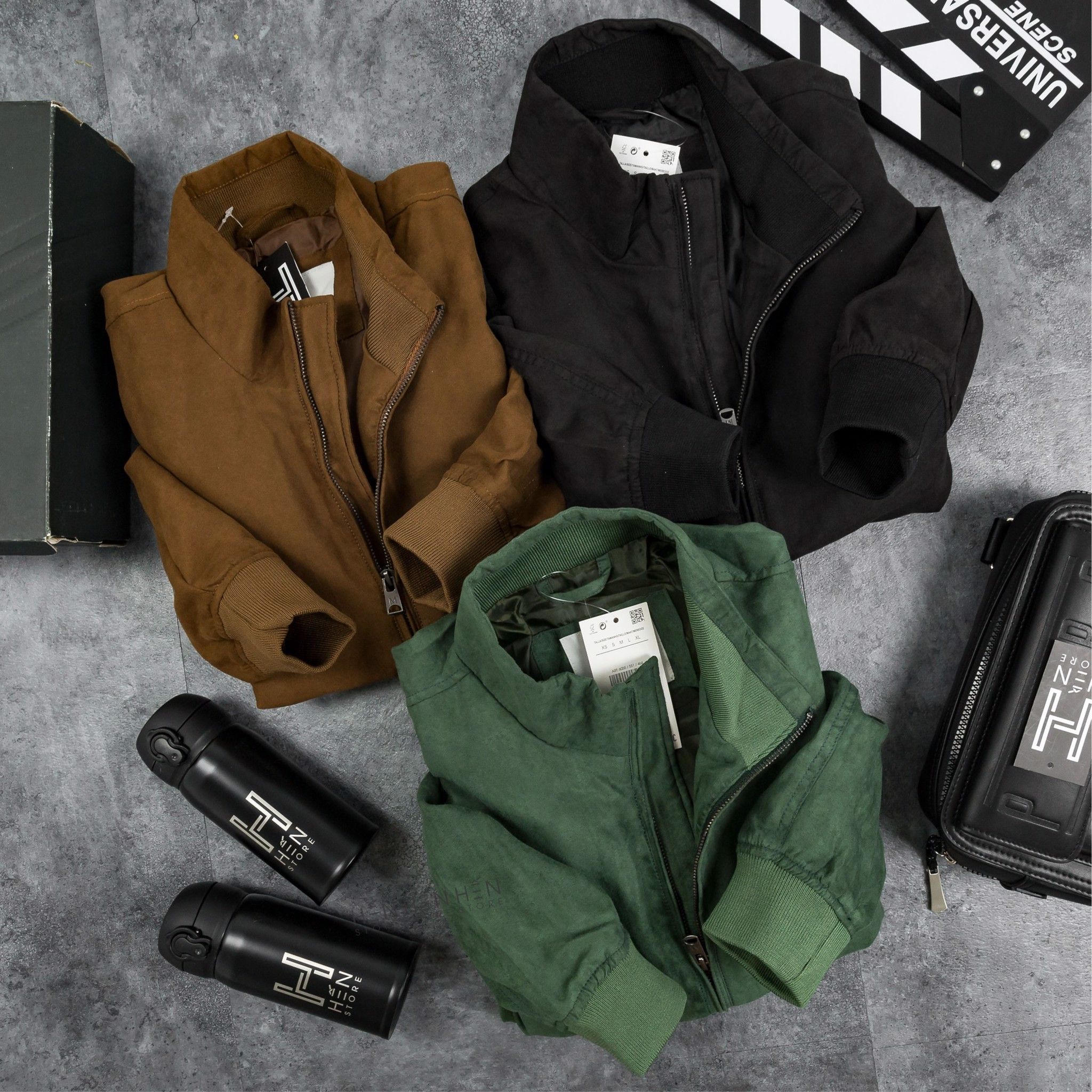 Áo Bomber Da Lộn MG 3M