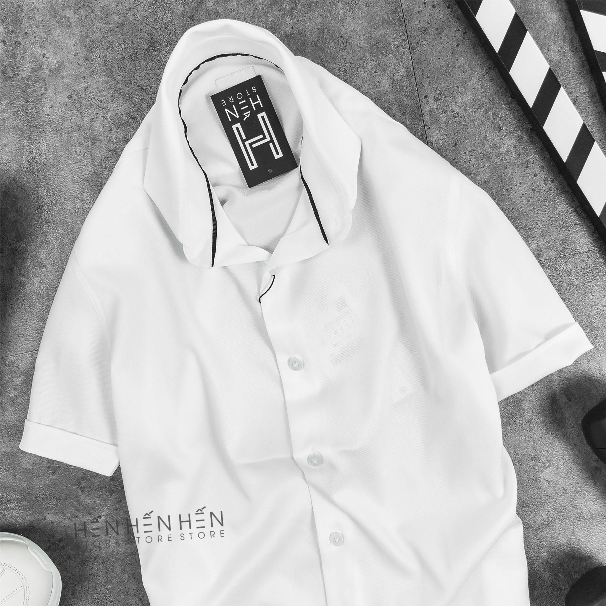 Áo Sơmi Ngắn Tay Gân Xéo ZR 4M