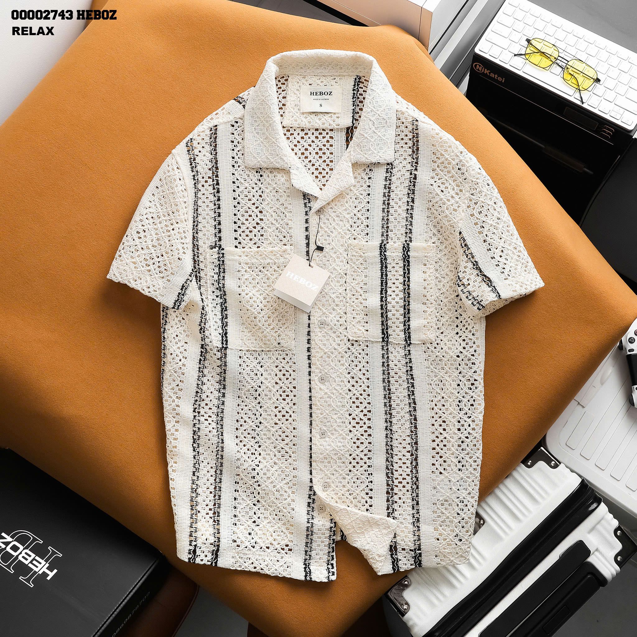Áo sơ mi nam Heboz pijama airflow 3M - 00002743