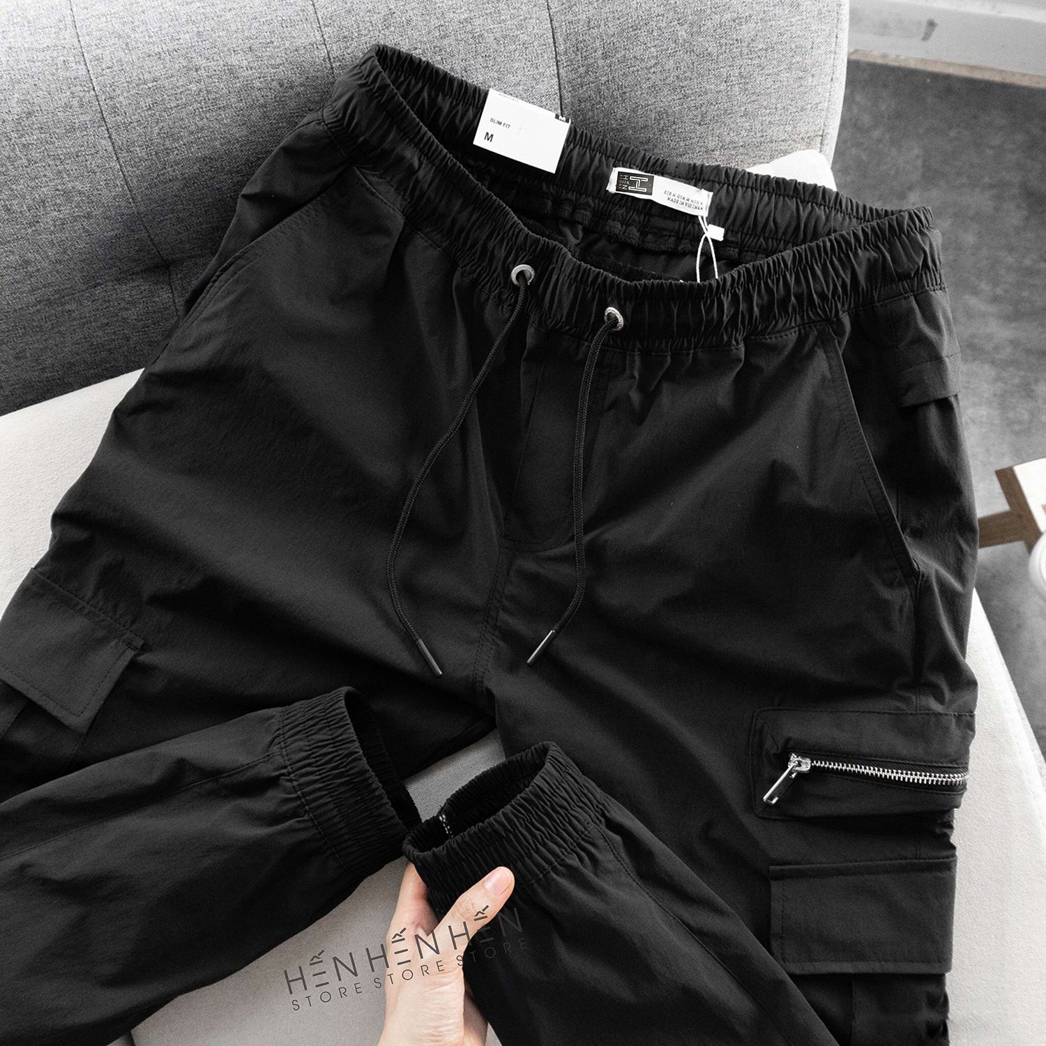Quần jogger gió Za..ra 3M - 00000358