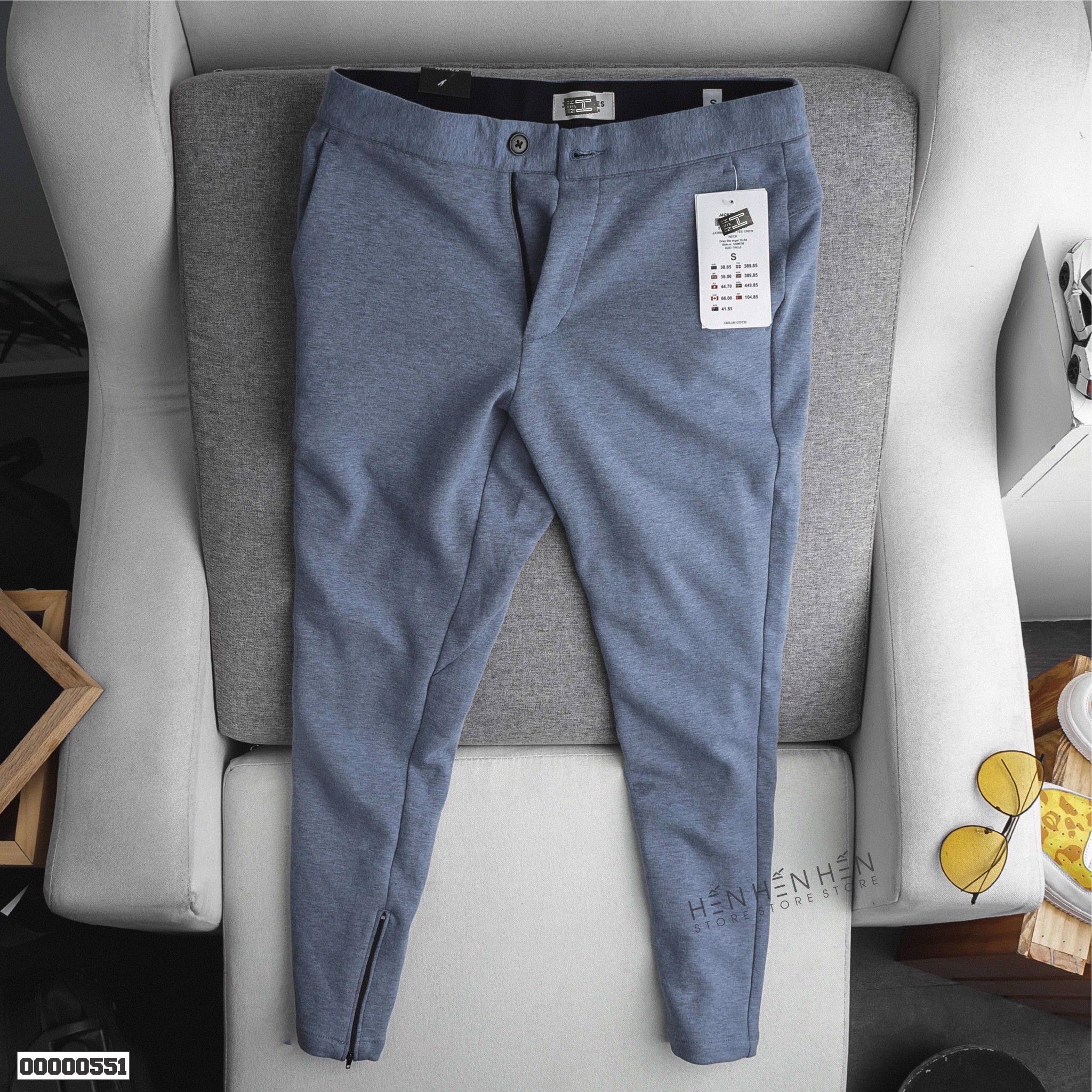 Quần nỉ J&J zip 4M