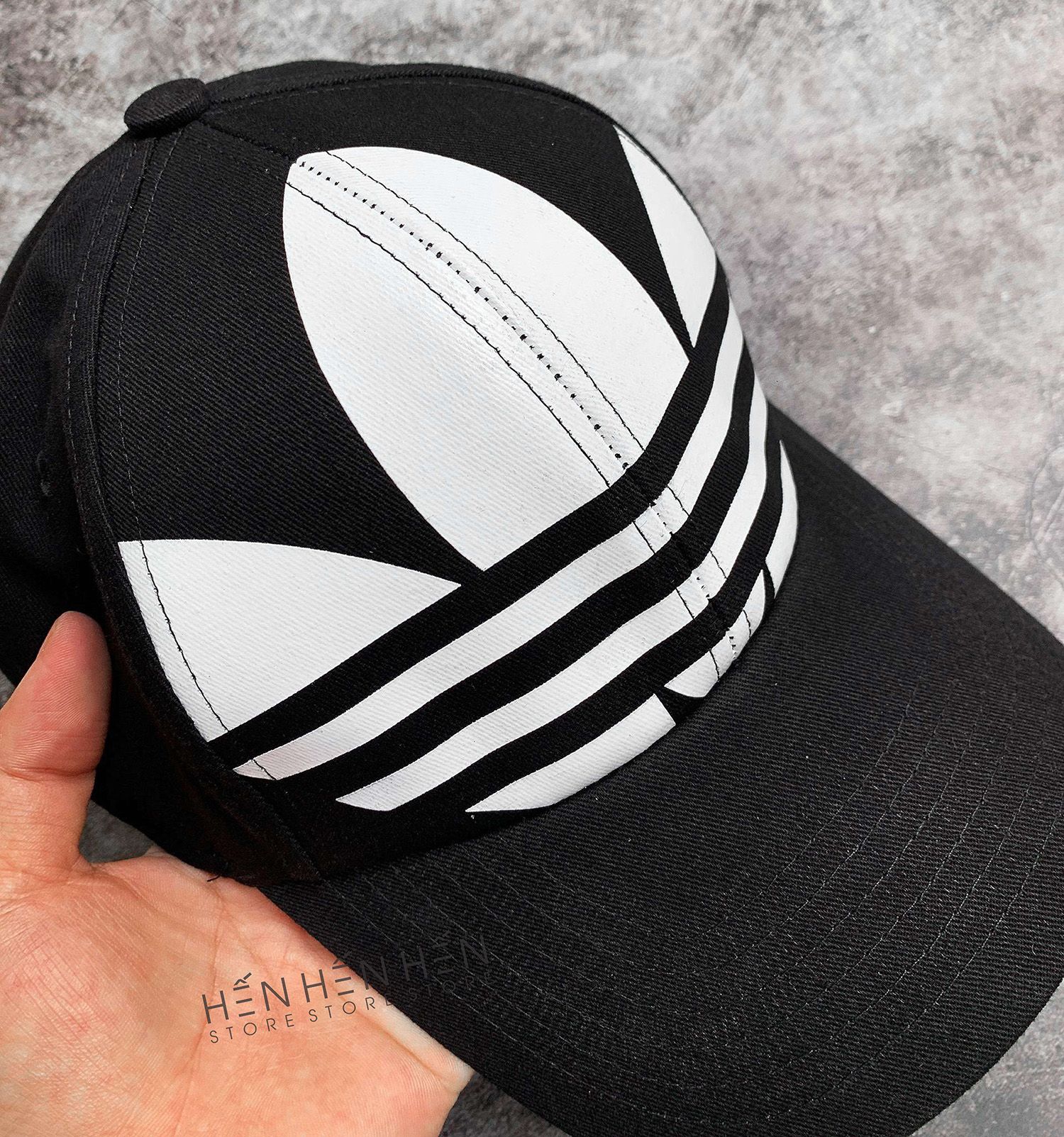 Nón AD đen big logo - 00000221
