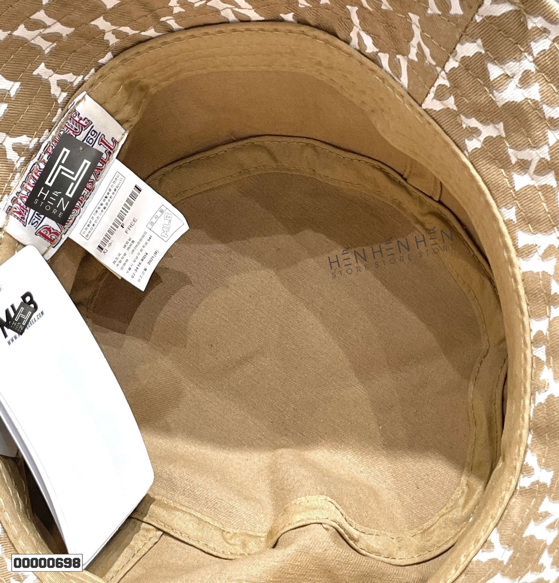 Nón bucket MLB phối NY 4M - 00000698