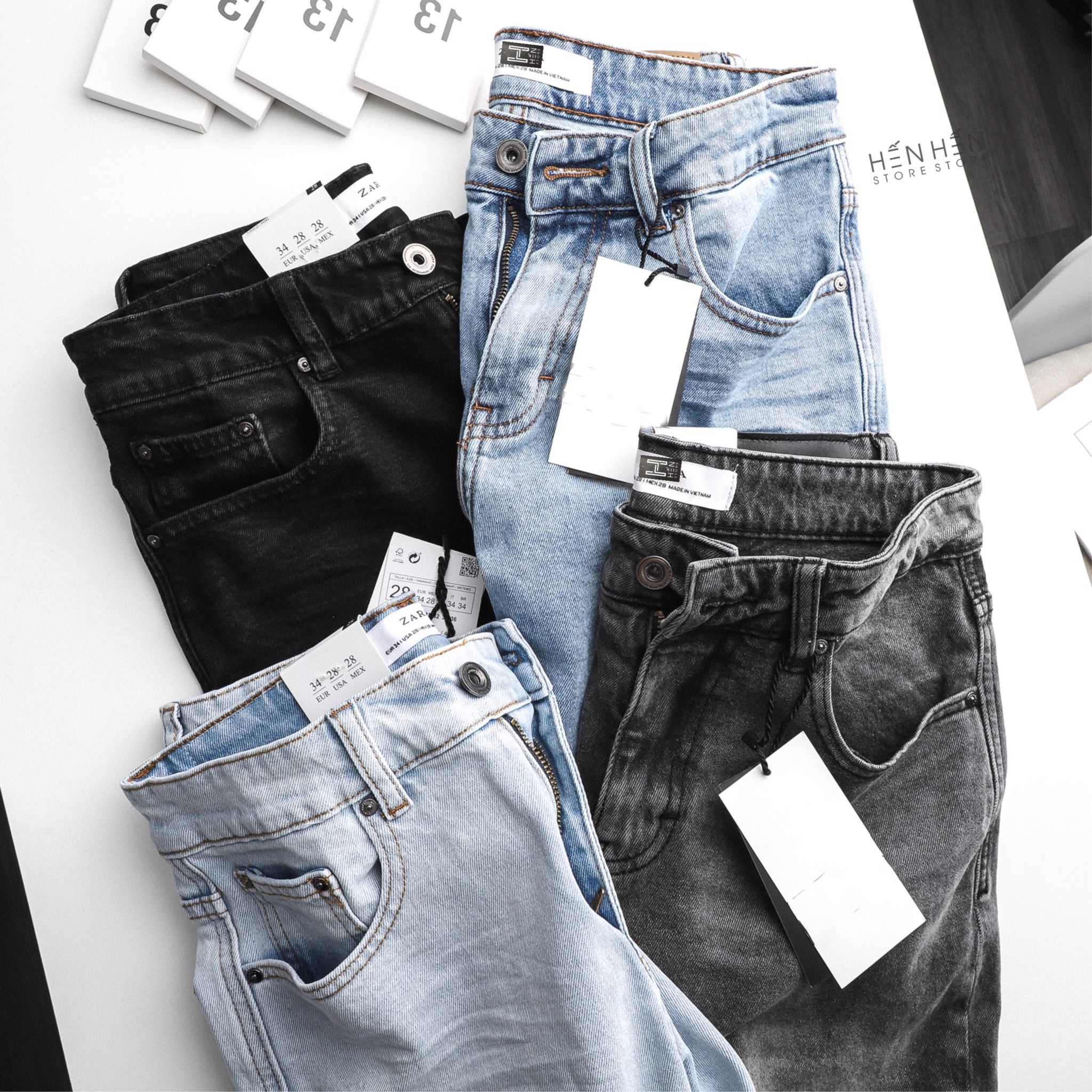 Quần short jean Z.ara 4M T