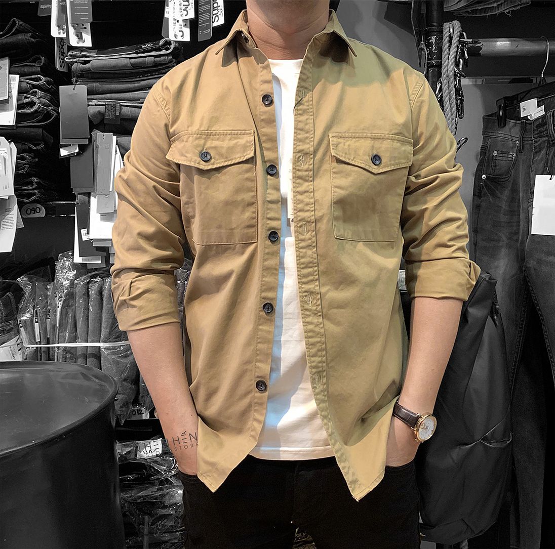 Áo denim Laco.ste 2 túi 6M