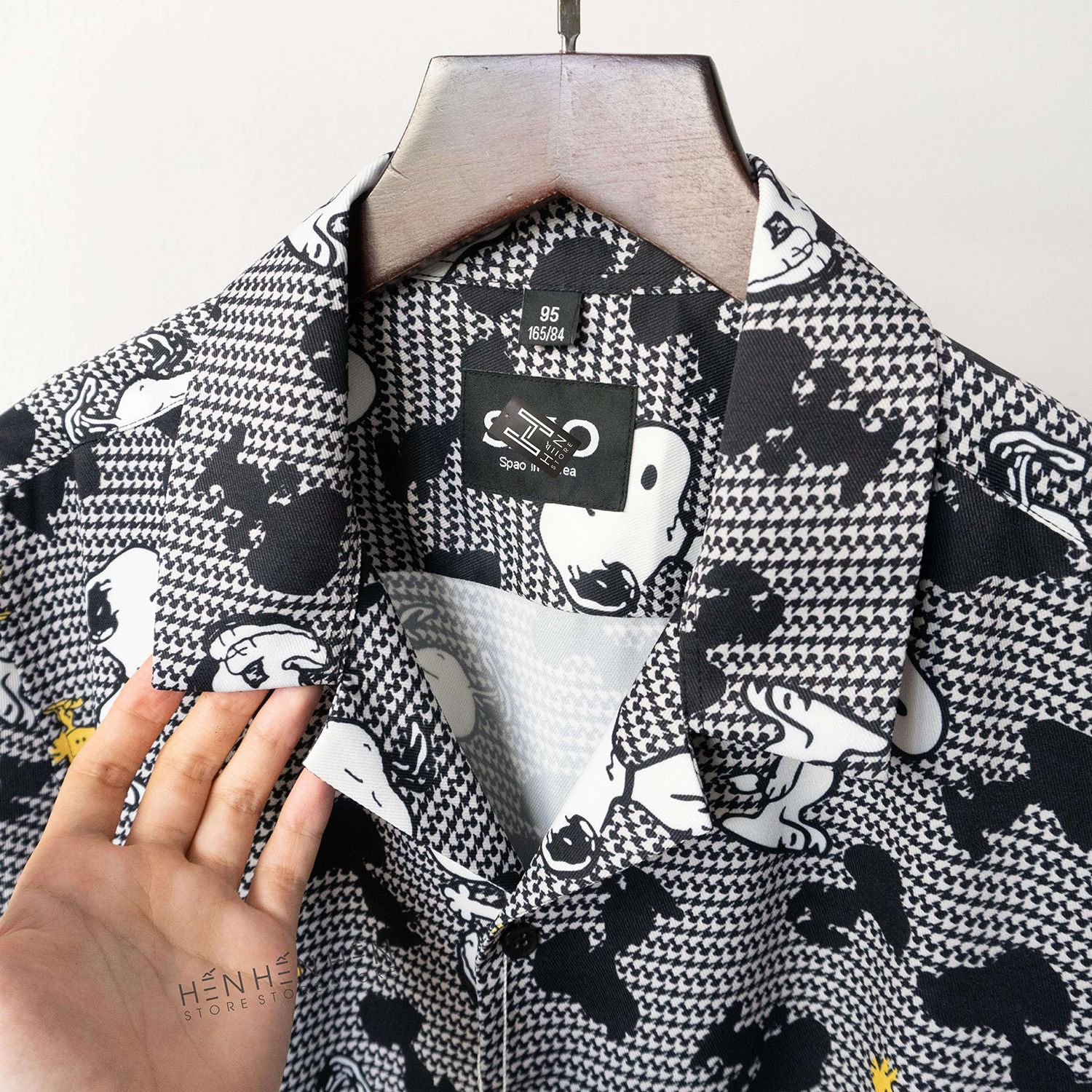 Áo sơ mi pijama họa tiết Sp.ao 5M