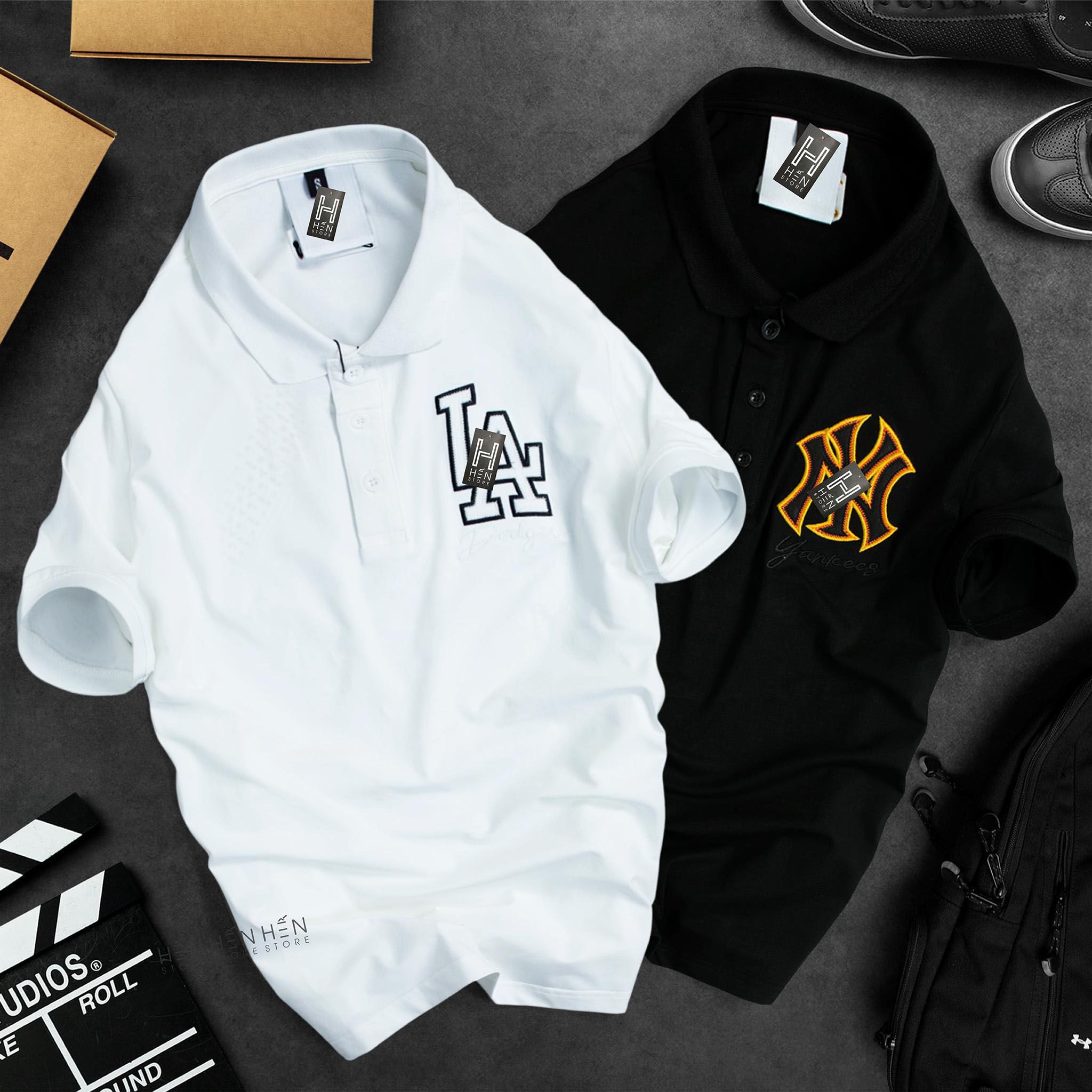 Áo polo M.L.B logo thêu 2M