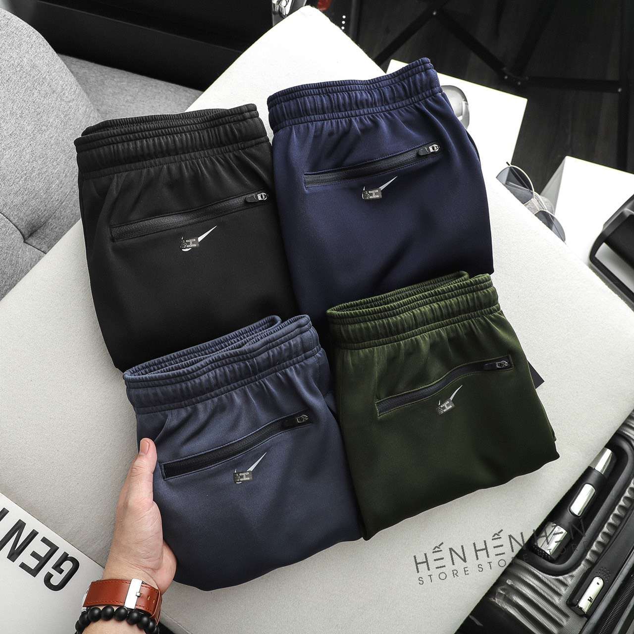 Quần short Ni.ke 2 lớp 4M