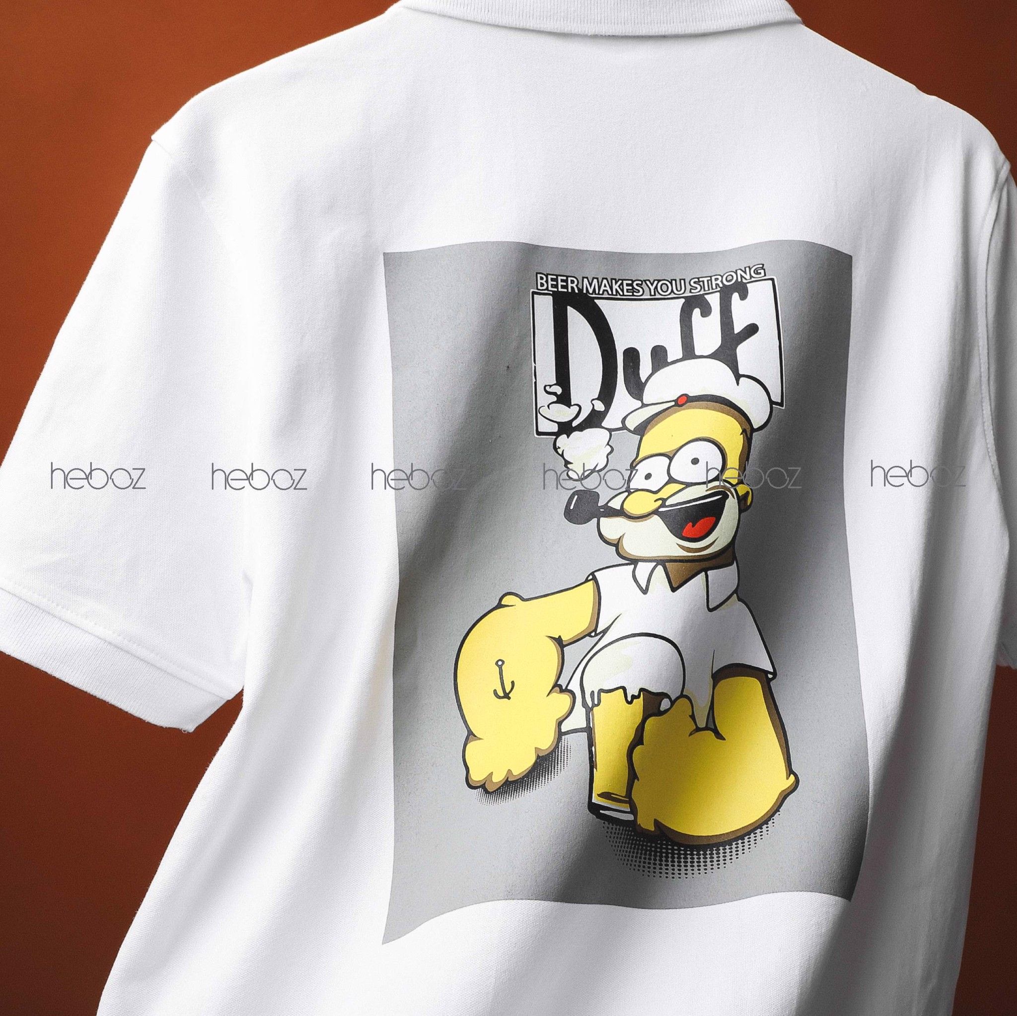 Áo polo Heboz hình Duff 2M
