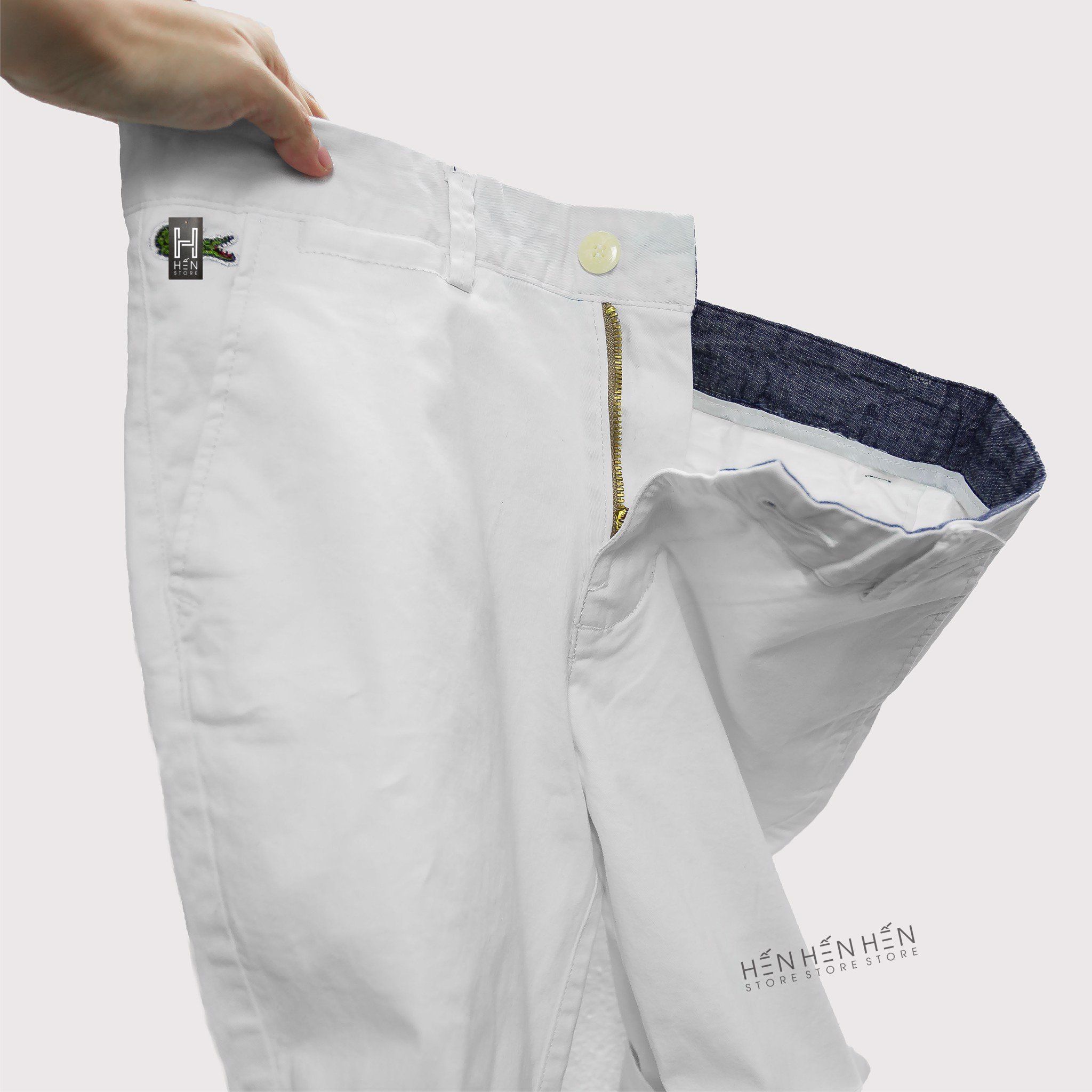 Quần short kaki La.coste 2M
