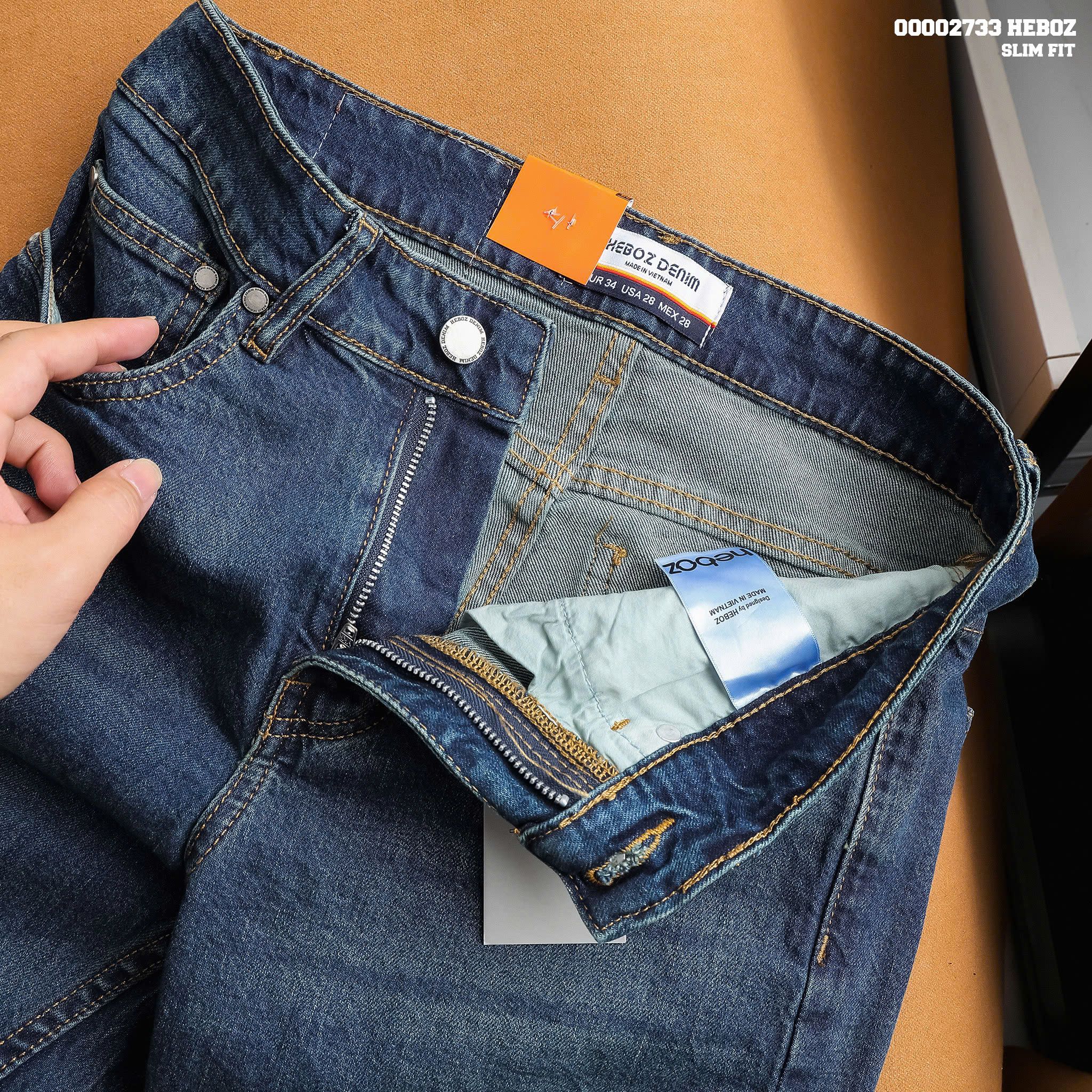 Quần jean nam Heboz air slim D036 - 00002733