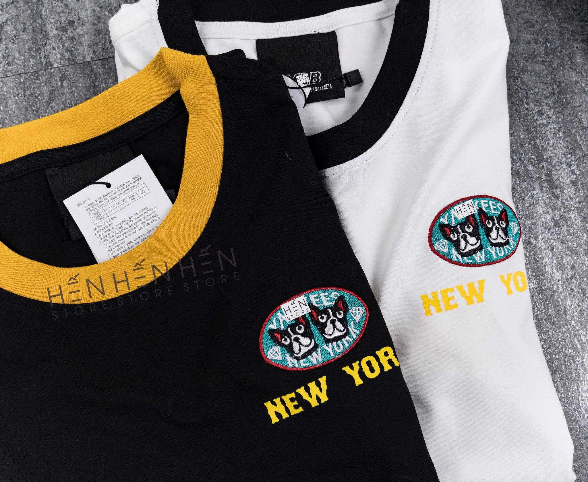 Áo Thun NY Viền Cổ