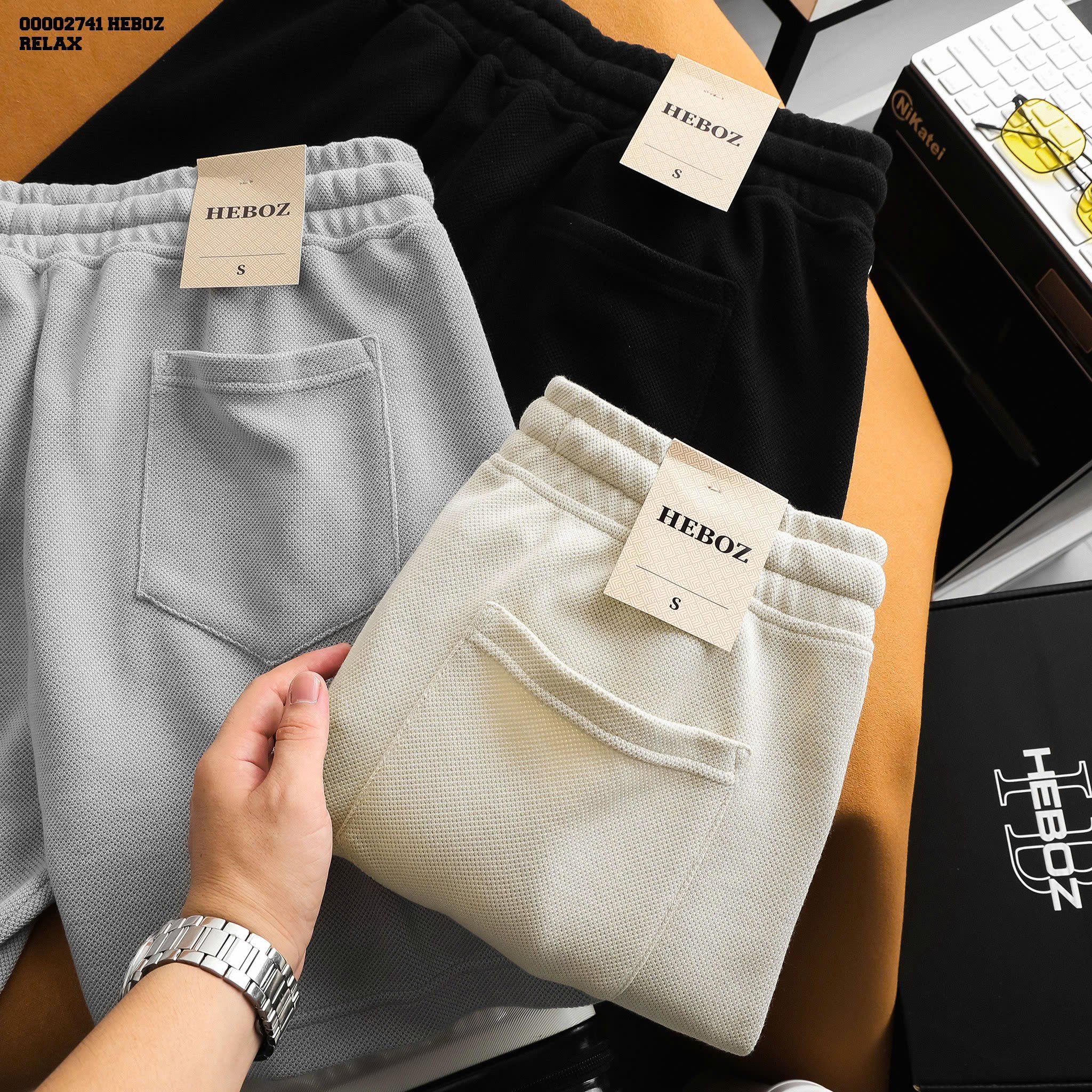 Quần short nam Heboz pique line 3M - 00002741