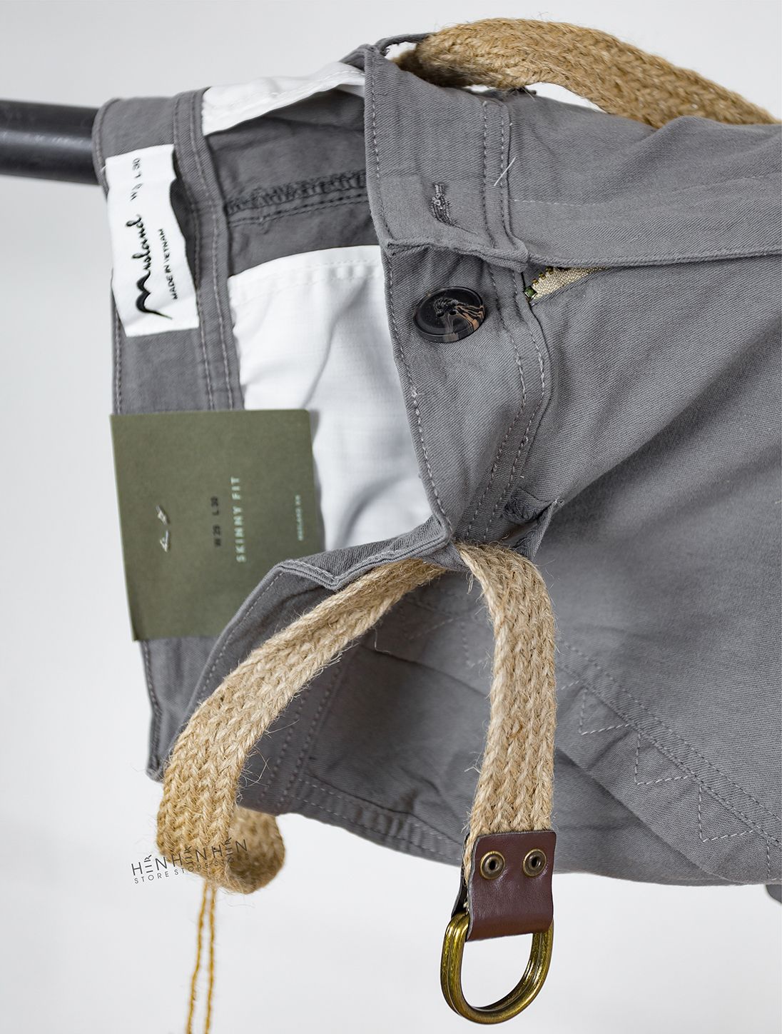 Quần short linen Musland 6M