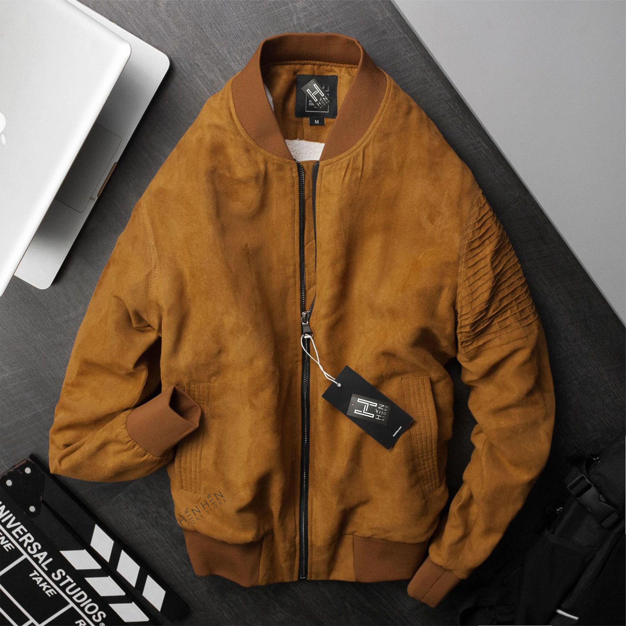Áo bomber da lộn Bersh.ka 5M