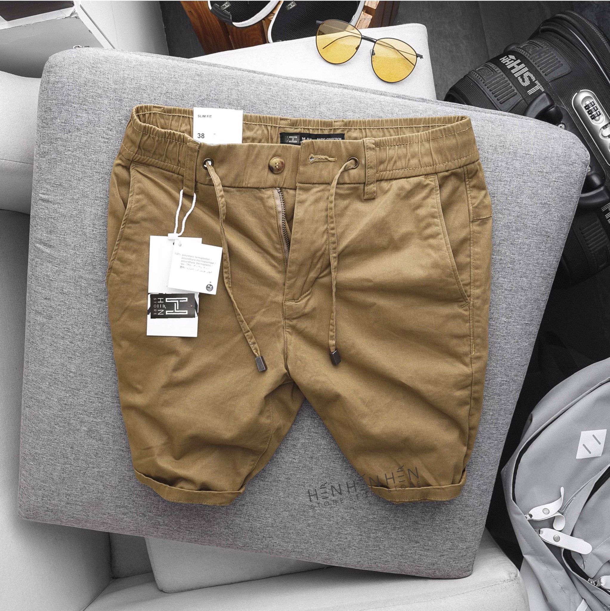 Quần short kaki Za.ra 5M new