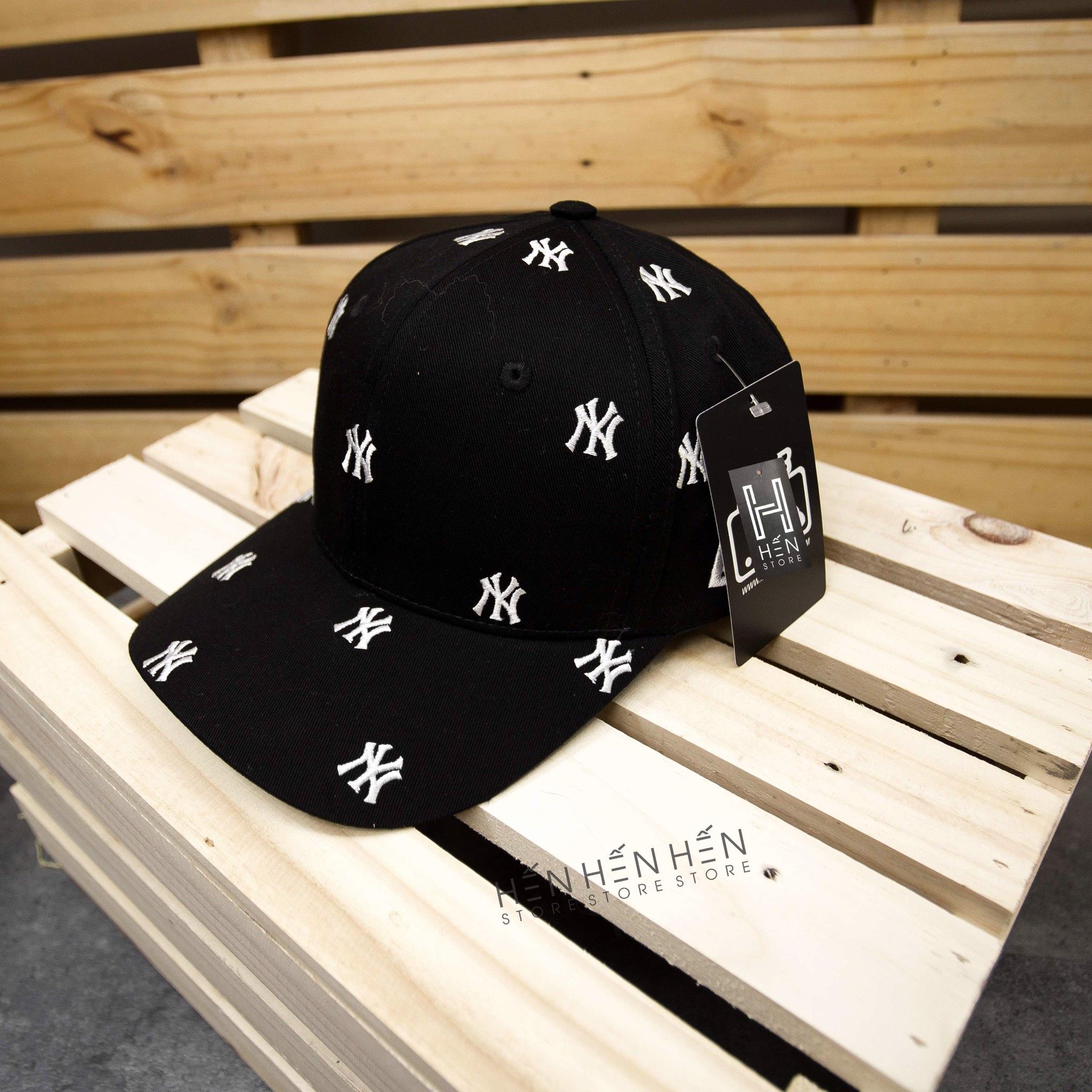 Nón MLB chữ thêu 3M