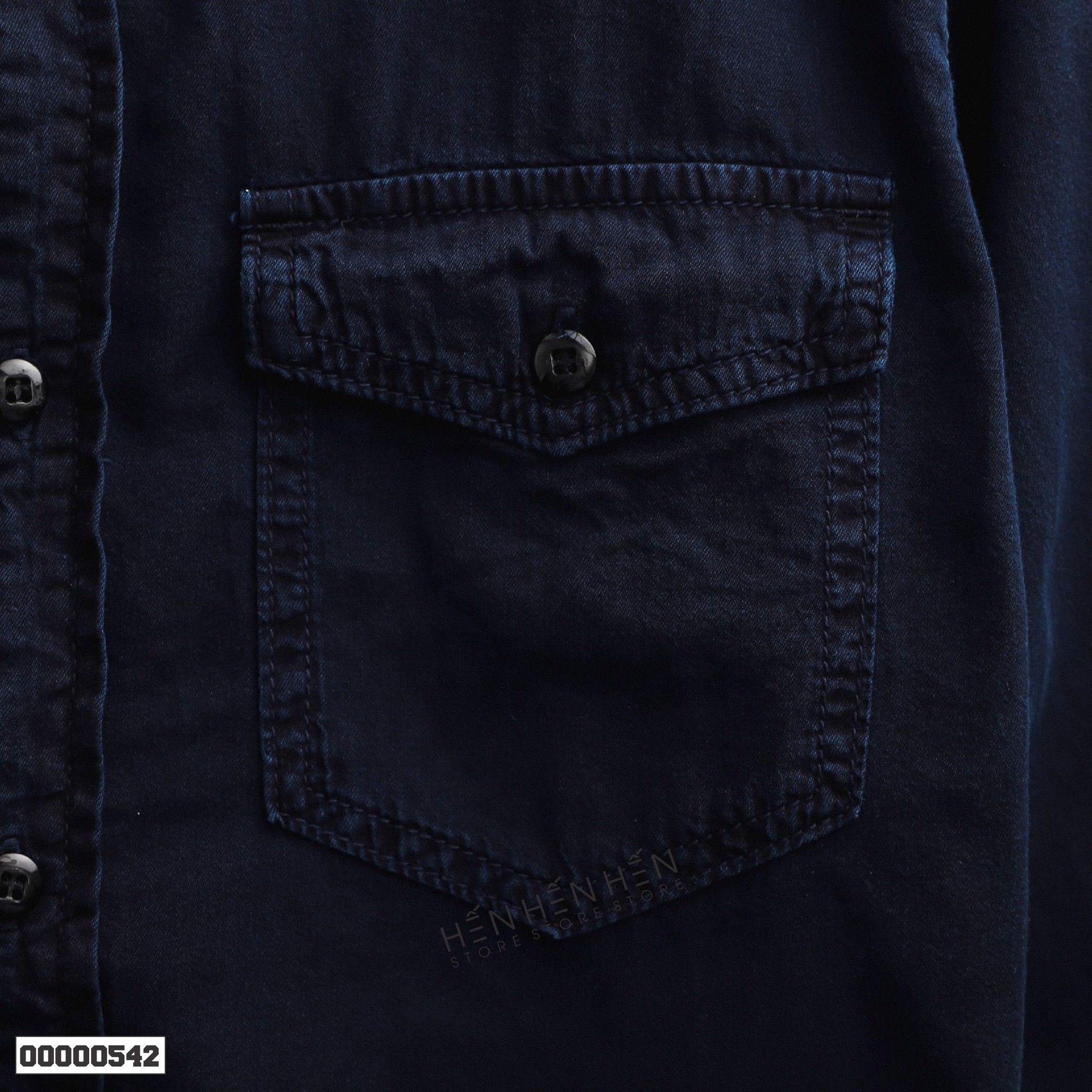 Áo denim ZR 2 túi 4M