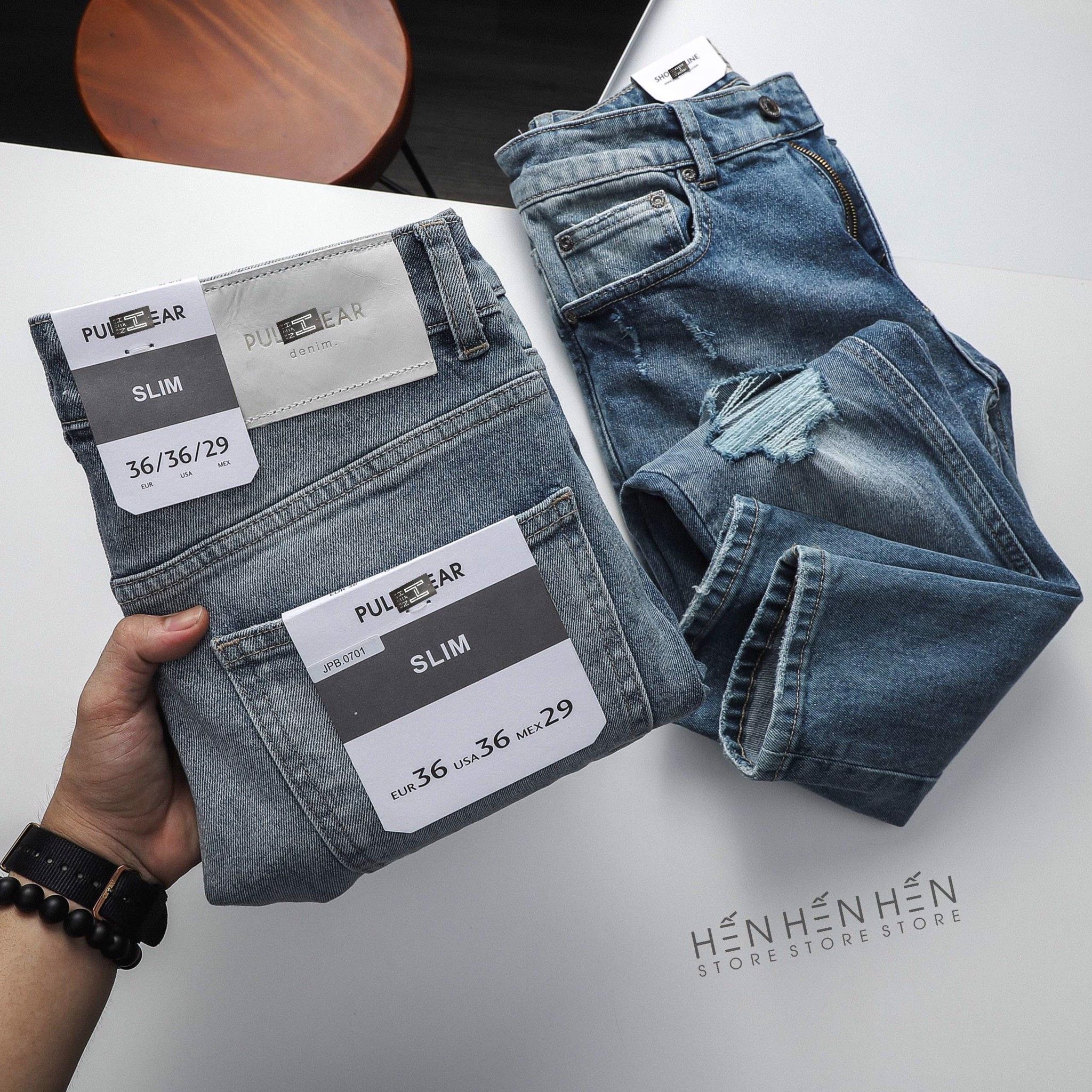 Quần jean PB 0701 Rách