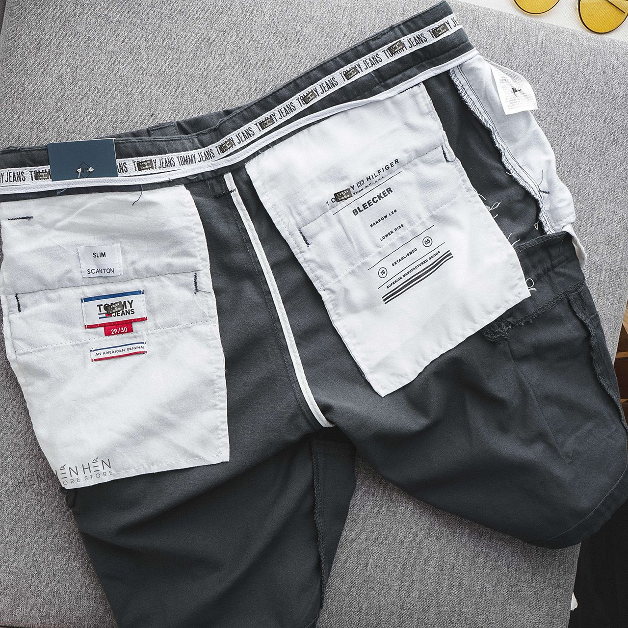 Quần short kaki túi hộp Tom.my 6M