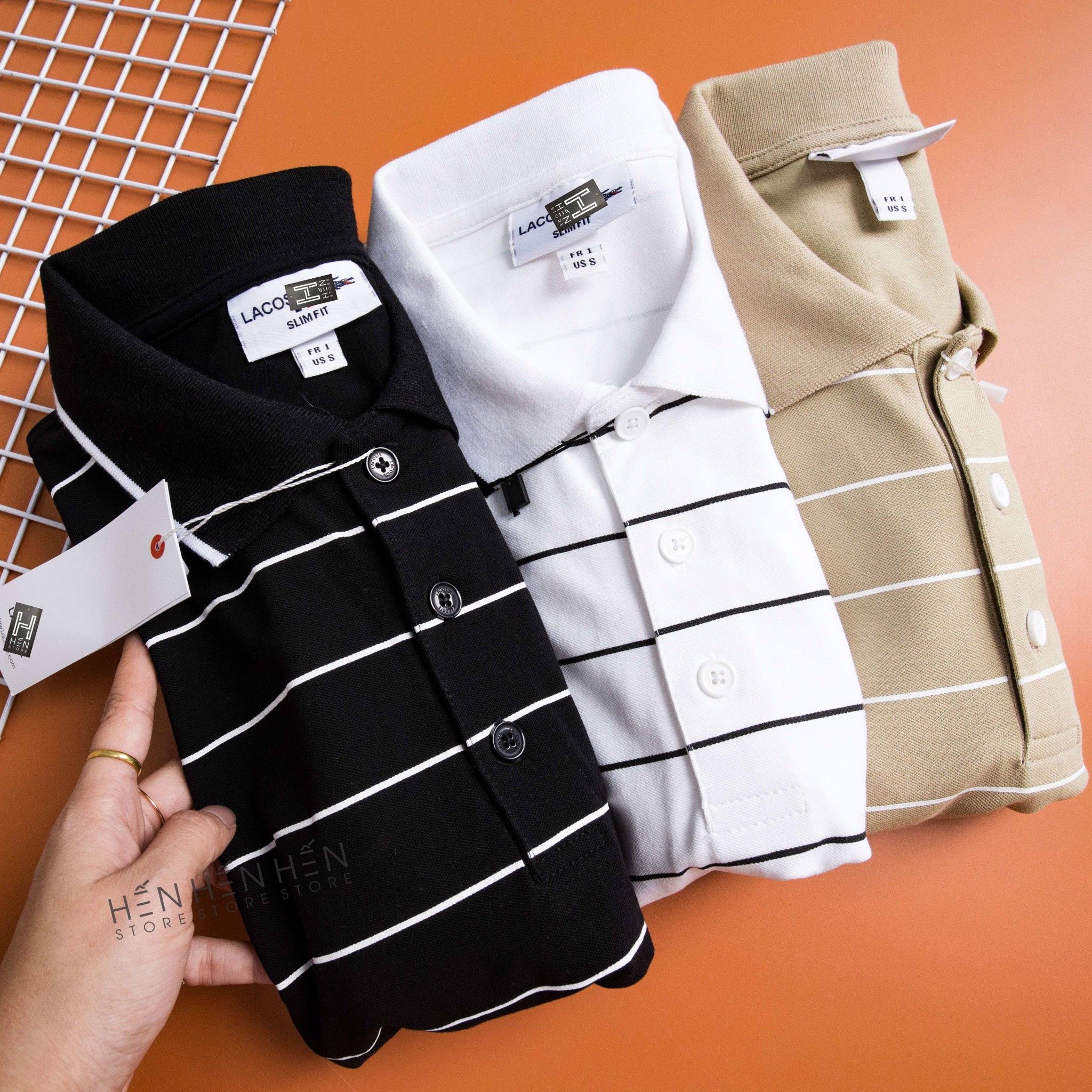 Áo polo LC full sọc 3M