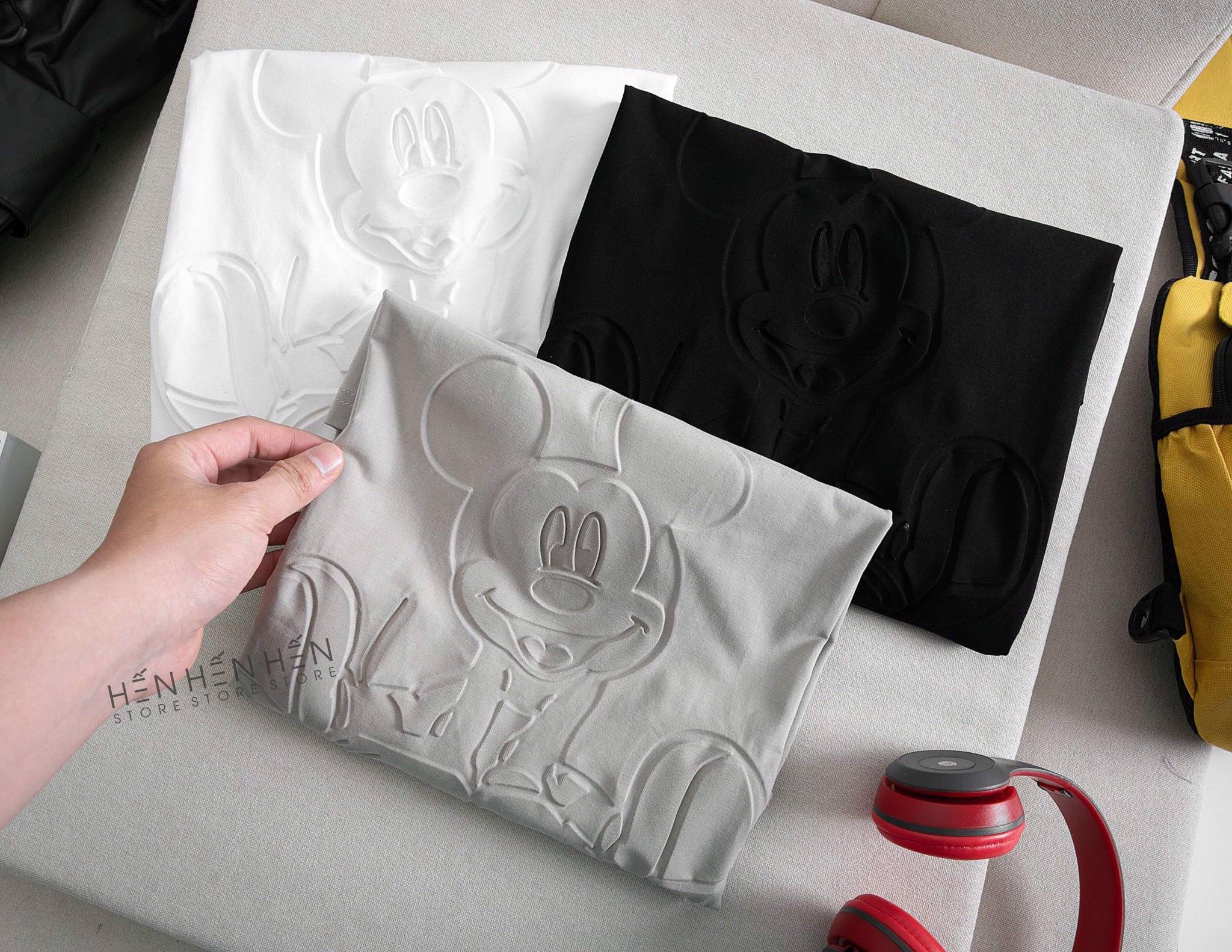 Áo thun Za.ra Mickey in nổi 3M
