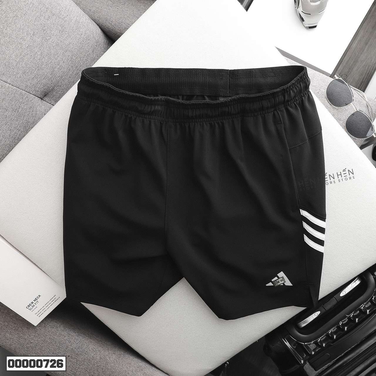 Quần short thun AD phối sọc 4M - 00000726
