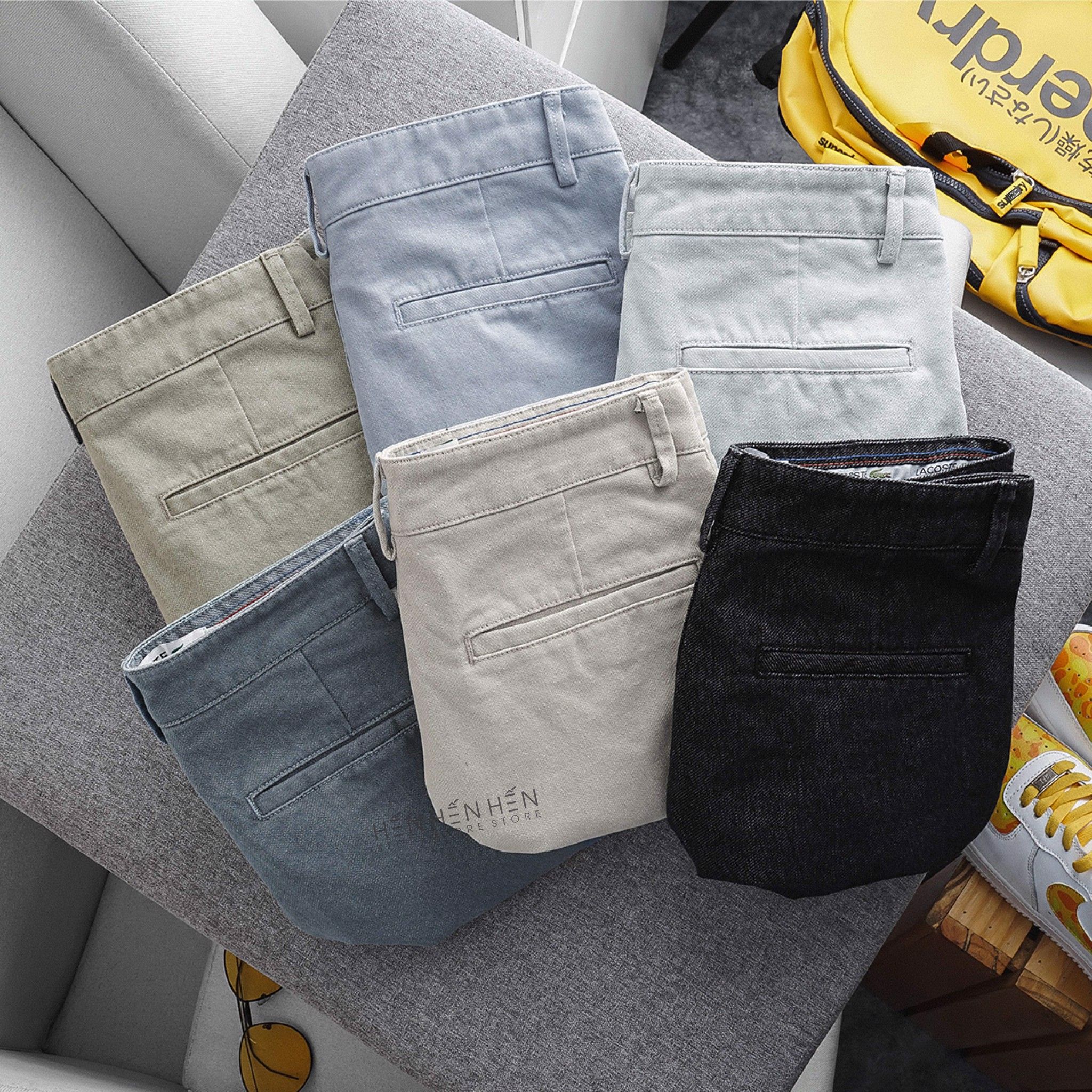 Quần short kaki Lacost.e 6M