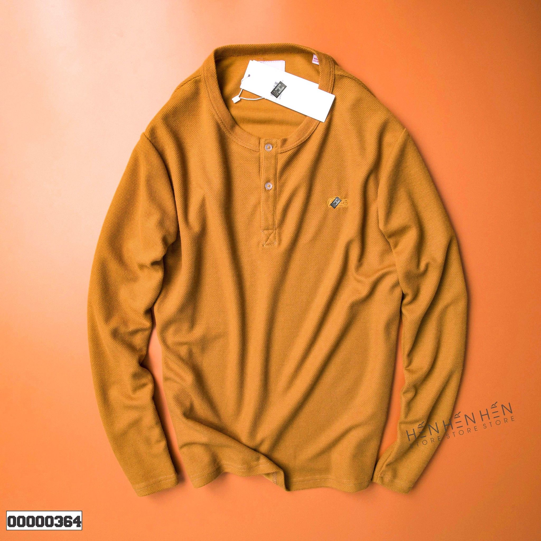 Áo henley Lcs pique 6M