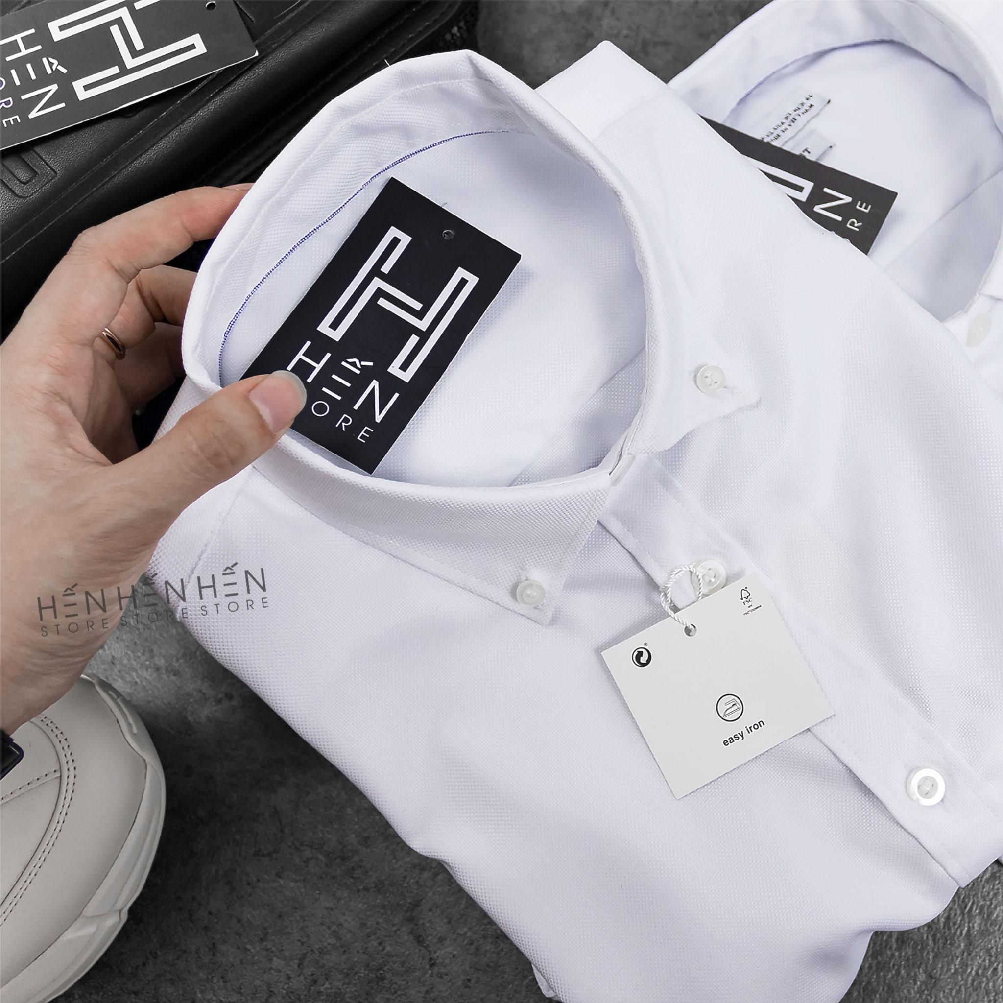 Áo Sơmi ZR Trắng Hột