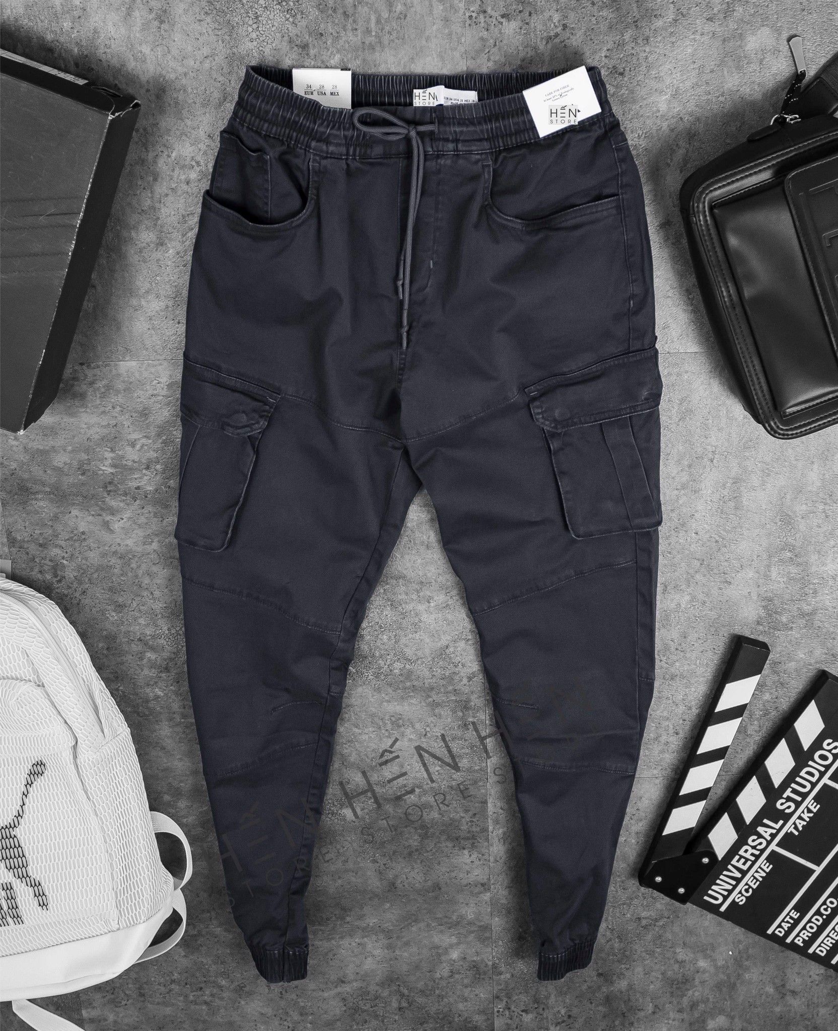 Quần Jogger Kaki ZR Túi Hộp