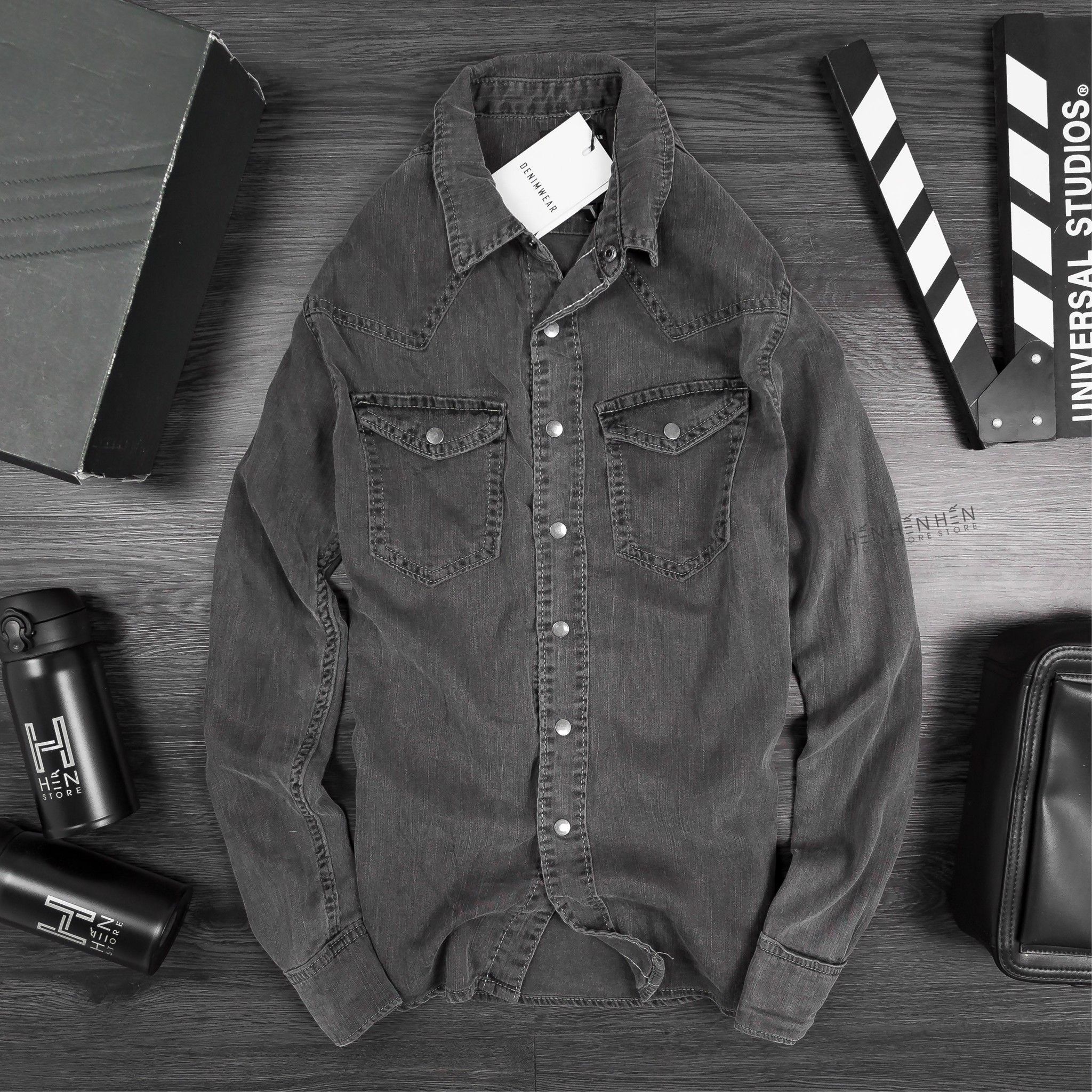 Áo Denim ZR 2 Túi 3M