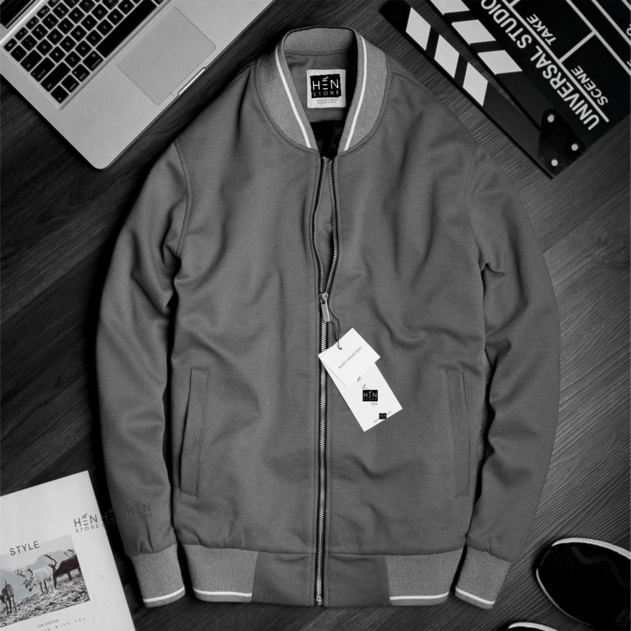 Áo Bomber ZR Viền Cổ