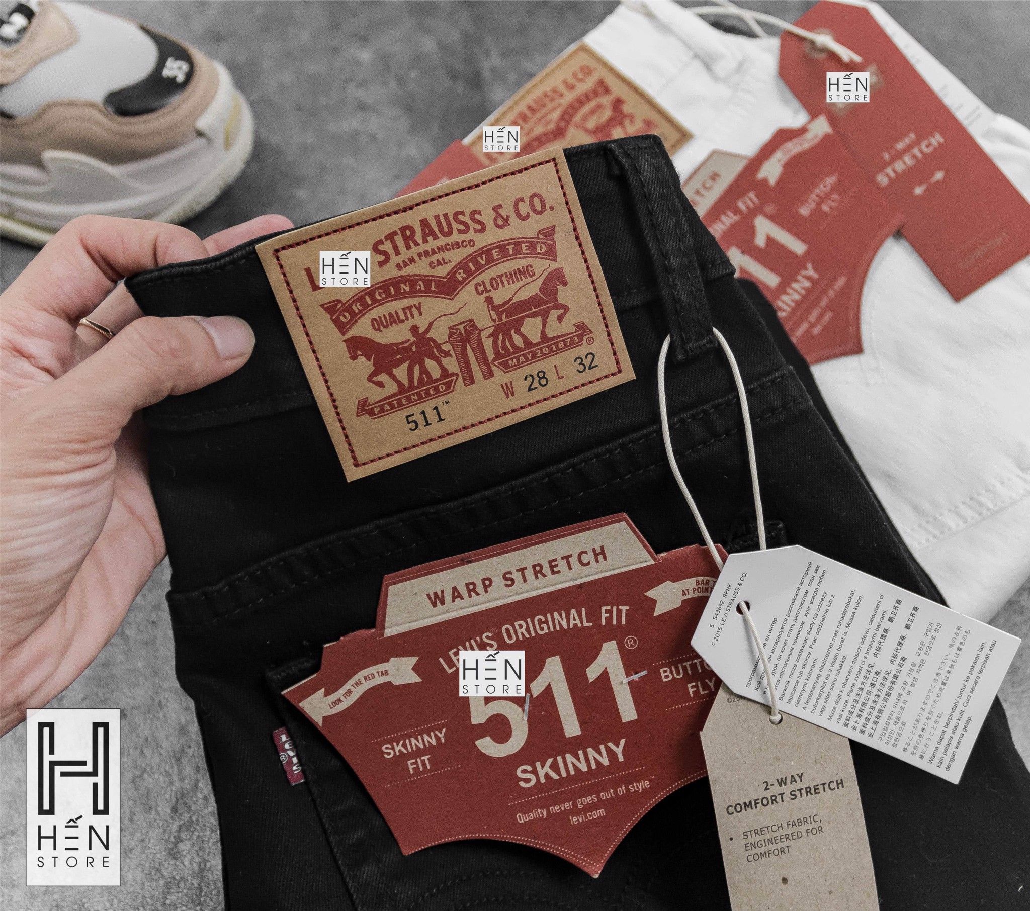 Quần Short Jean LV 2M