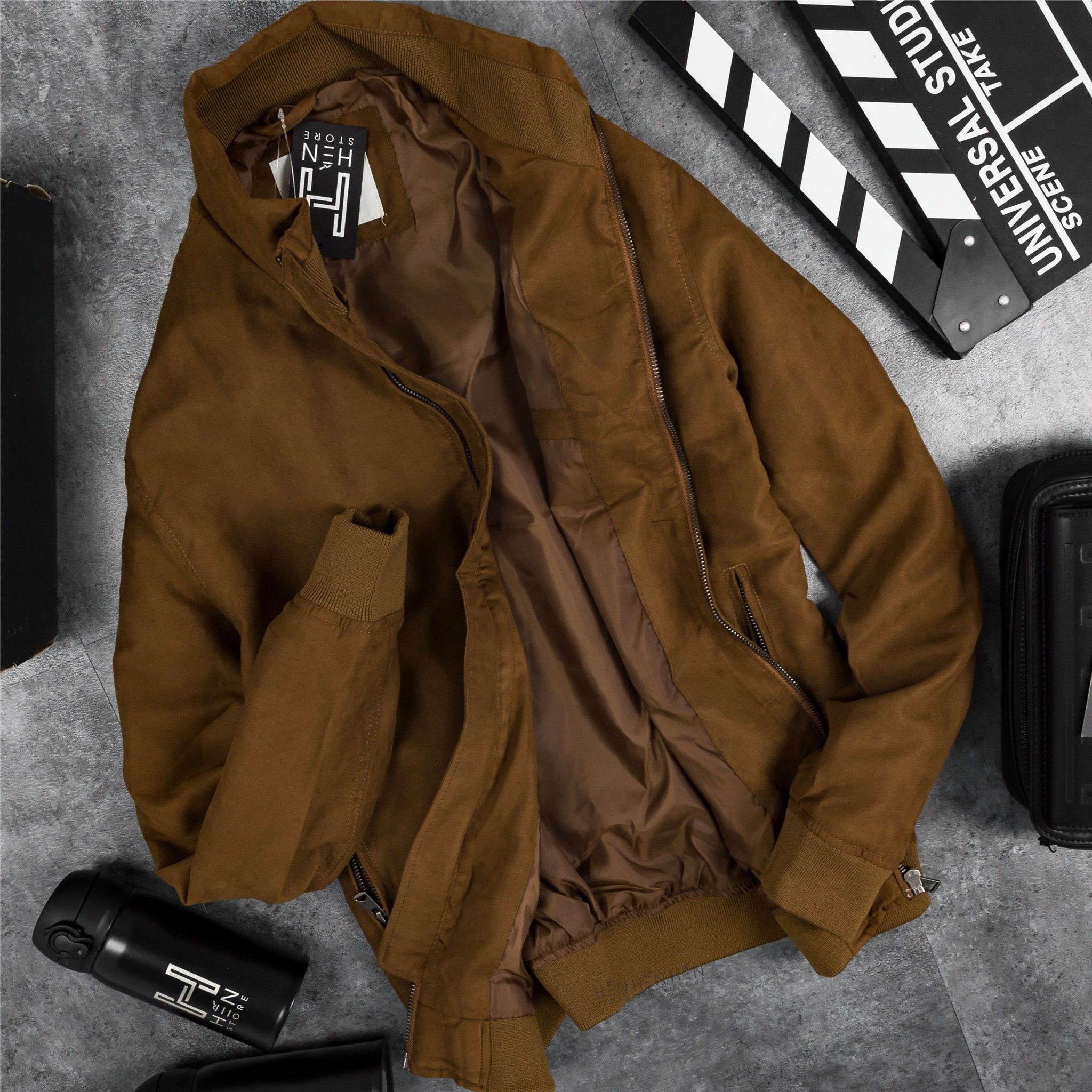 Áo Bomber Da Lộn MG 3M