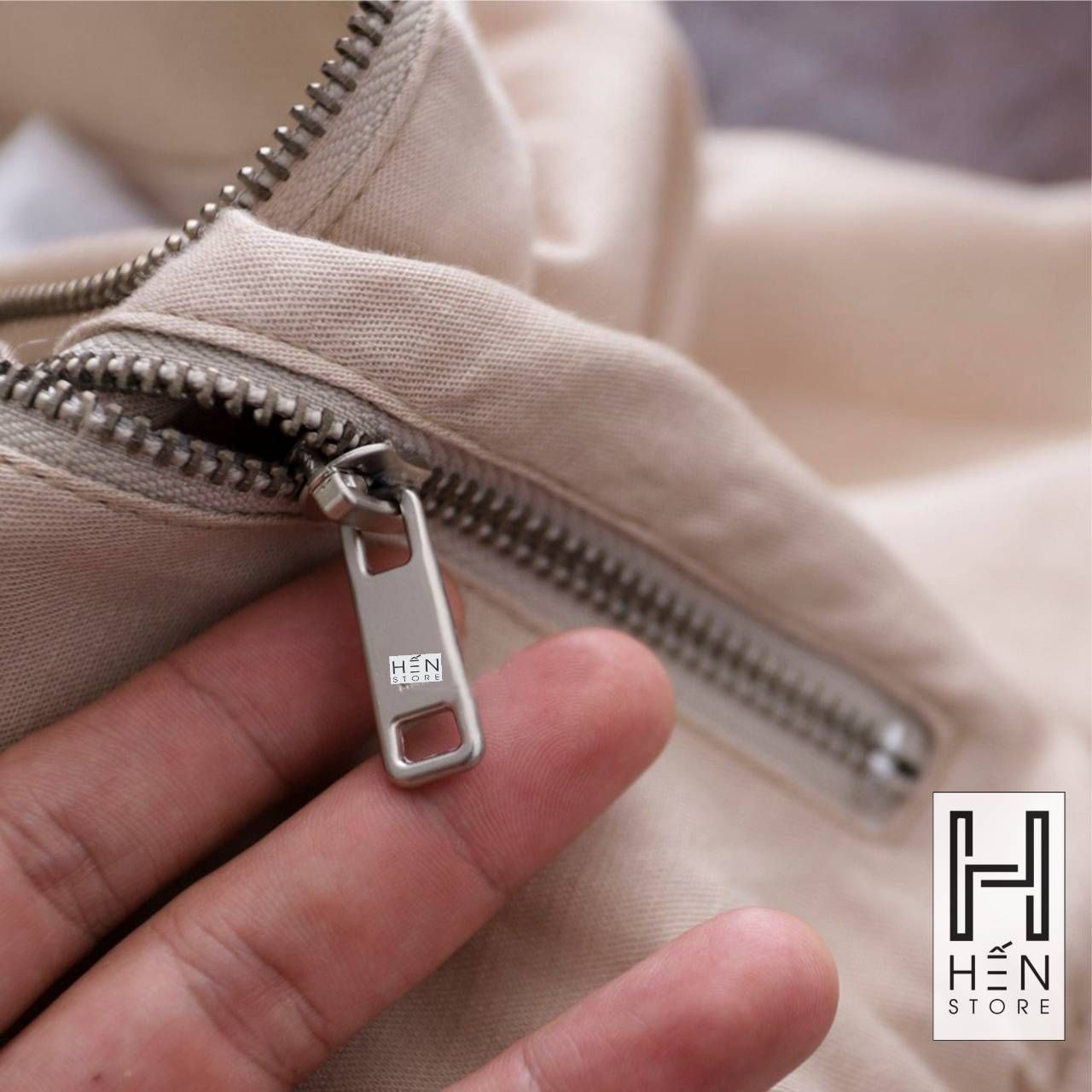 Áo Bomber Linen ZR 3M