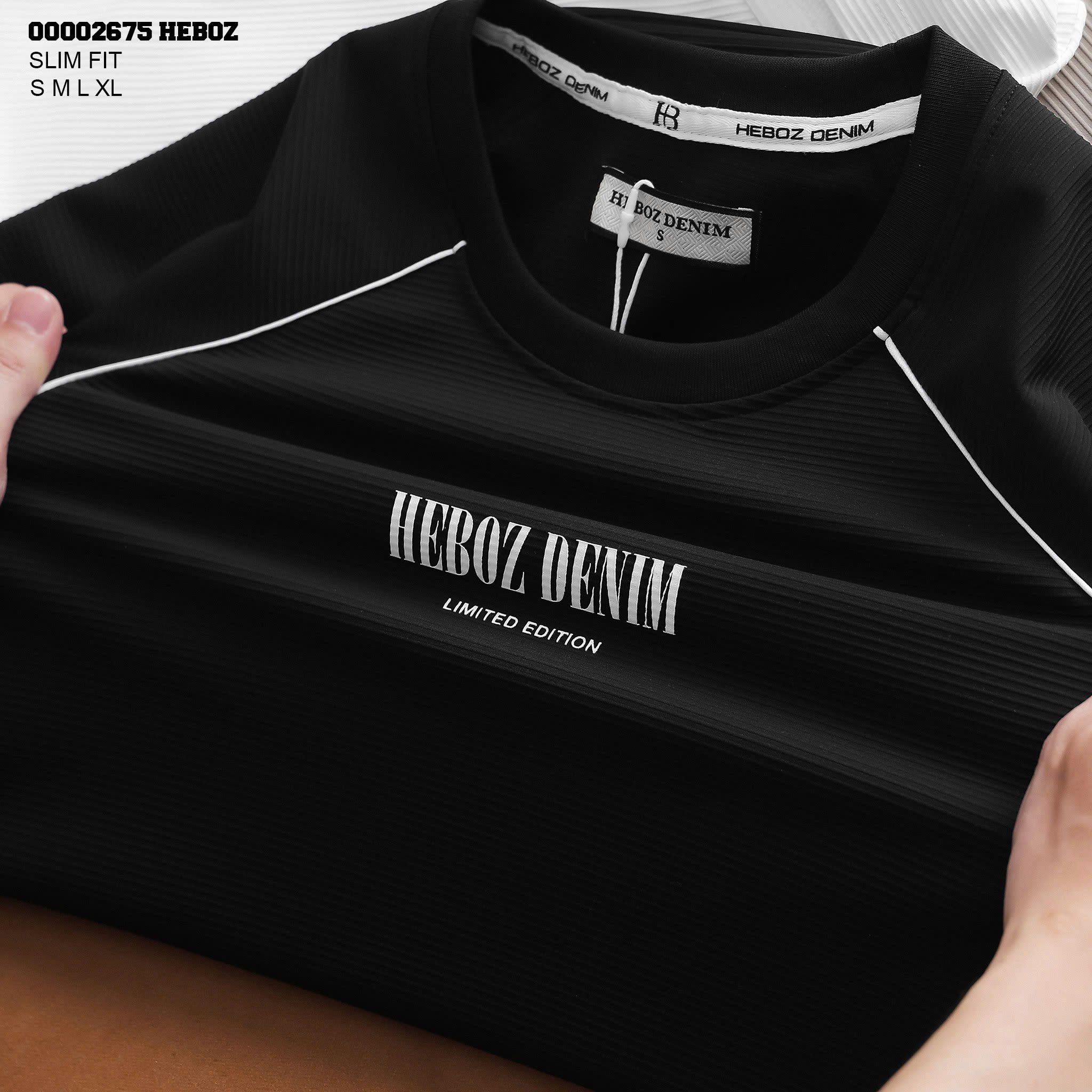 Áo thun nam Heboz raglan viền 3M - 00002675