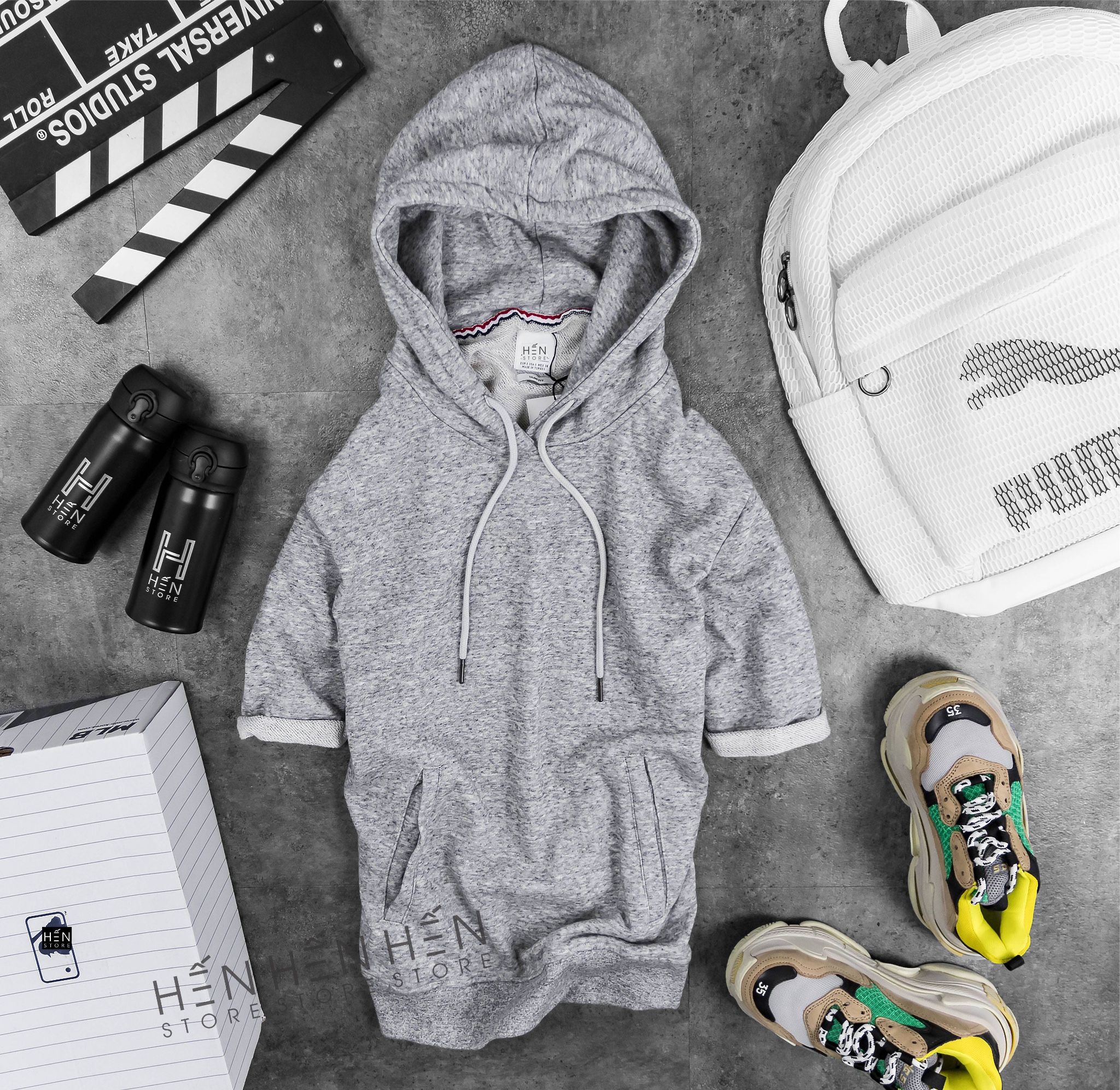 Áo Hoodie Ngắn Tay ZR 7M