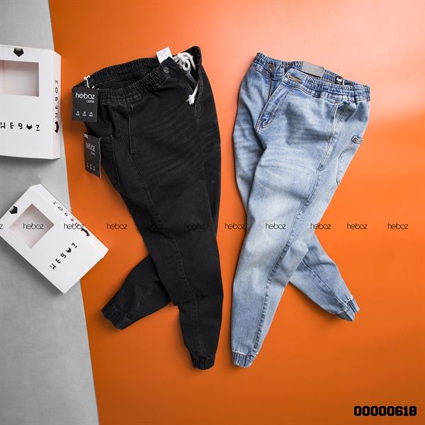 Quần jogger jean HEBOZ LT 2M - 00000618