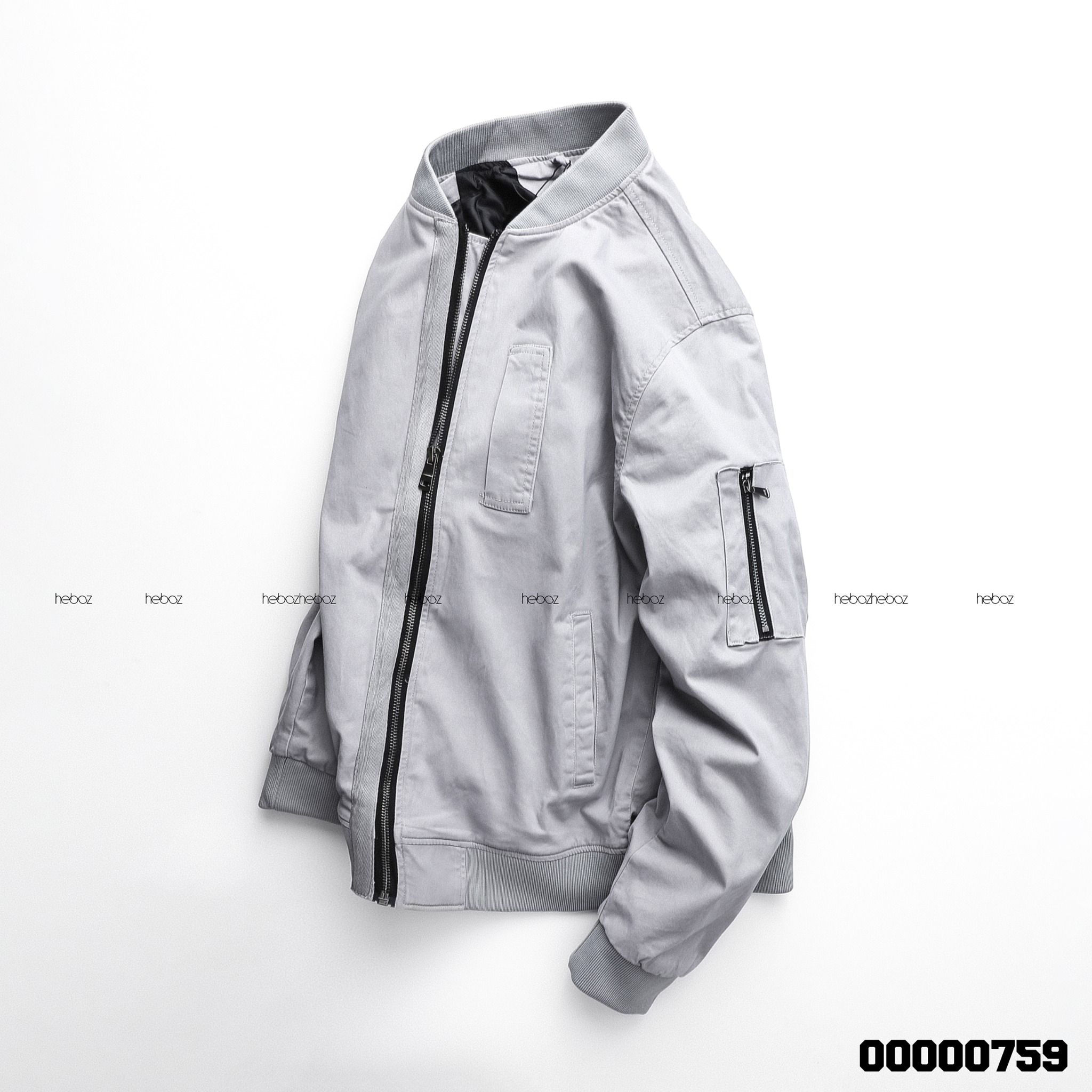 Áo bomber kaki Heboz basic 3M -00000759