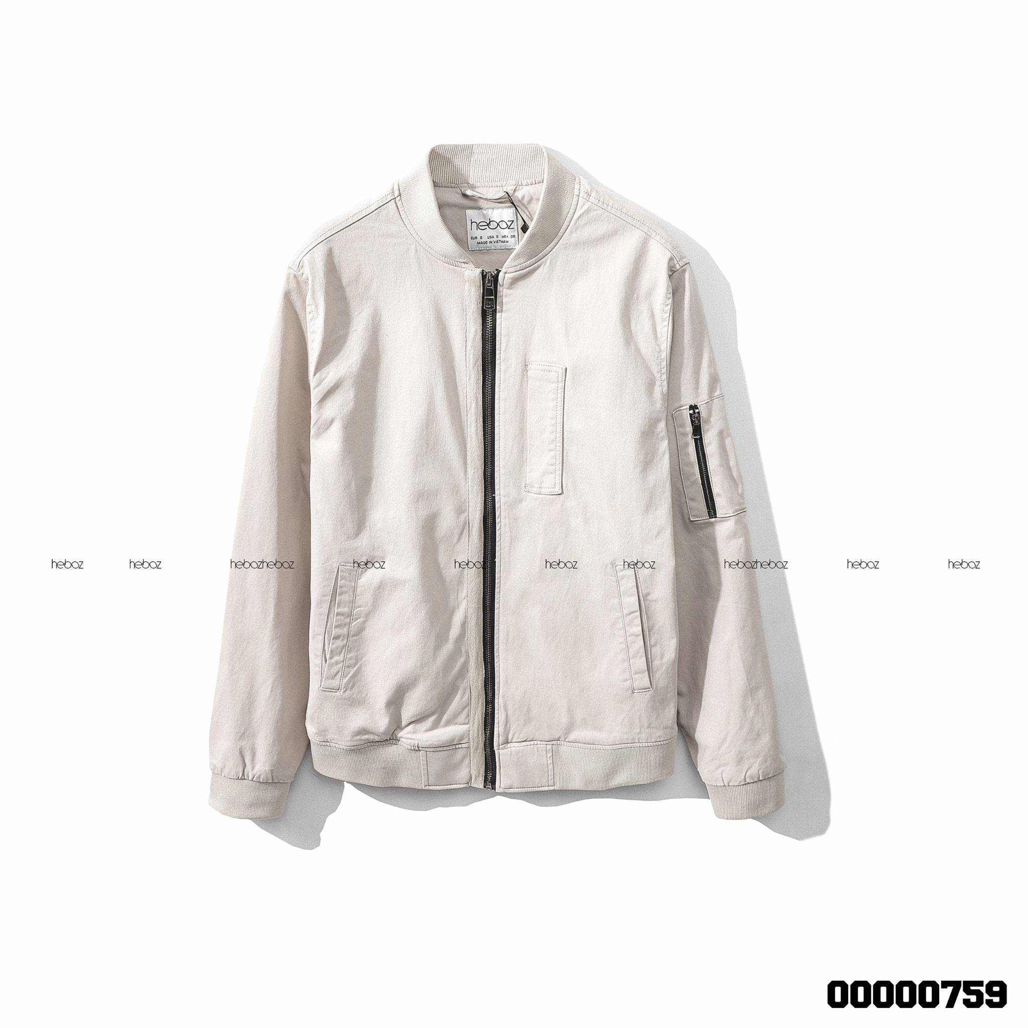 Áo bomber kaki Heboz basic 3M -00000759