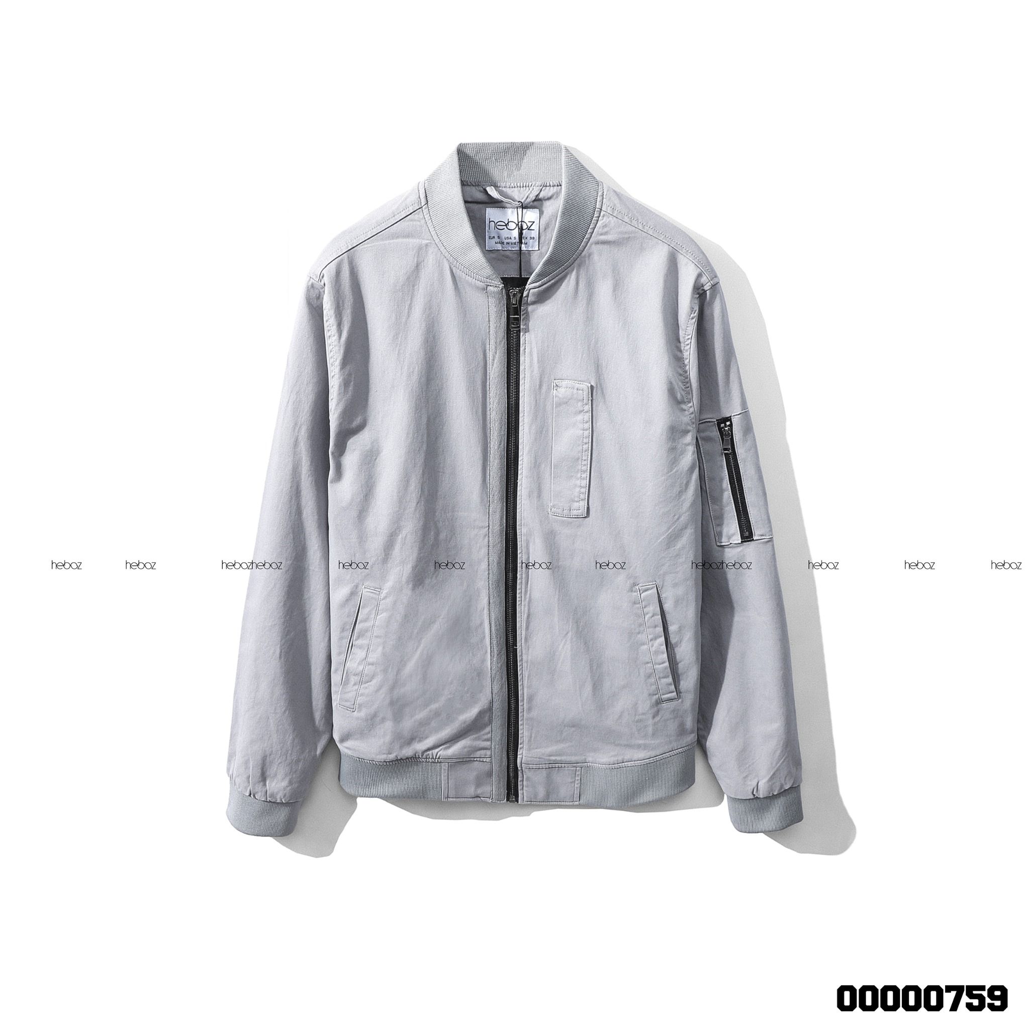 Áo bomber kaki Heboz basic 3M -00000759
