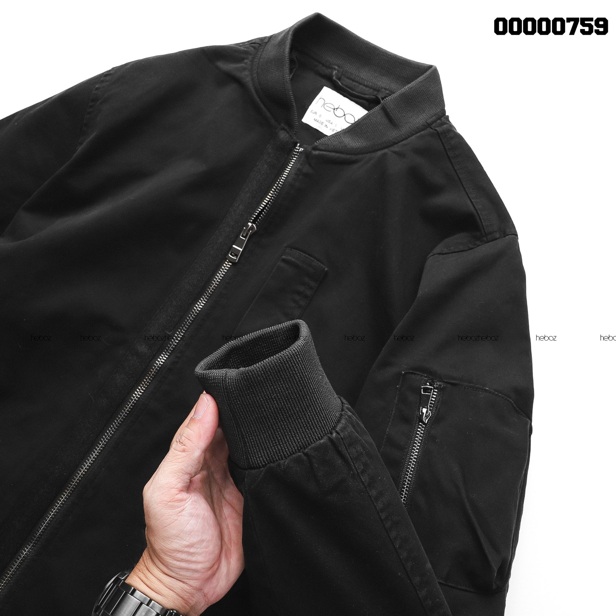 Áo bomber kaki Heboz basic 3M -00000759