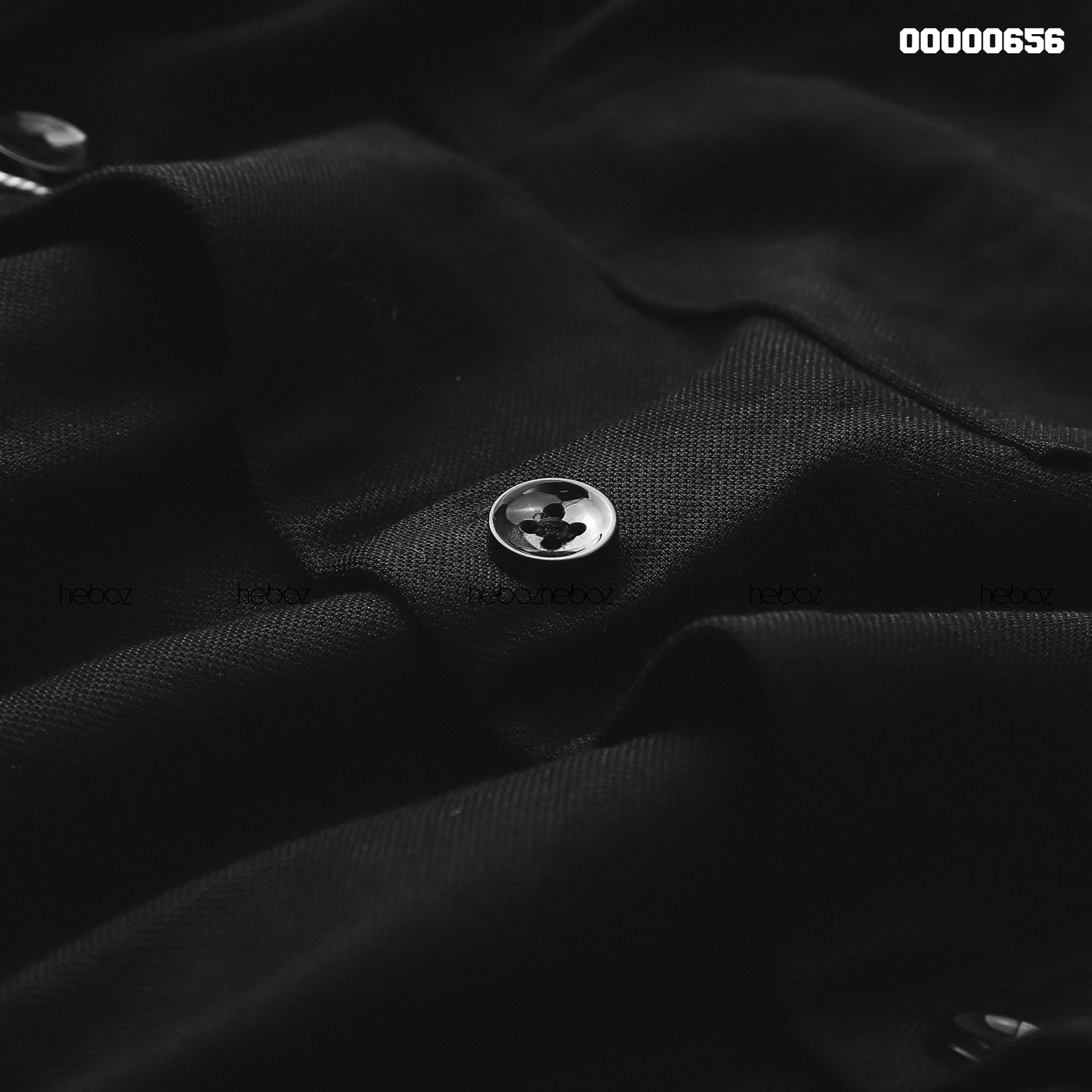 Sơ mi ngắn tay pijama trơn Heboz 4M - 00000656